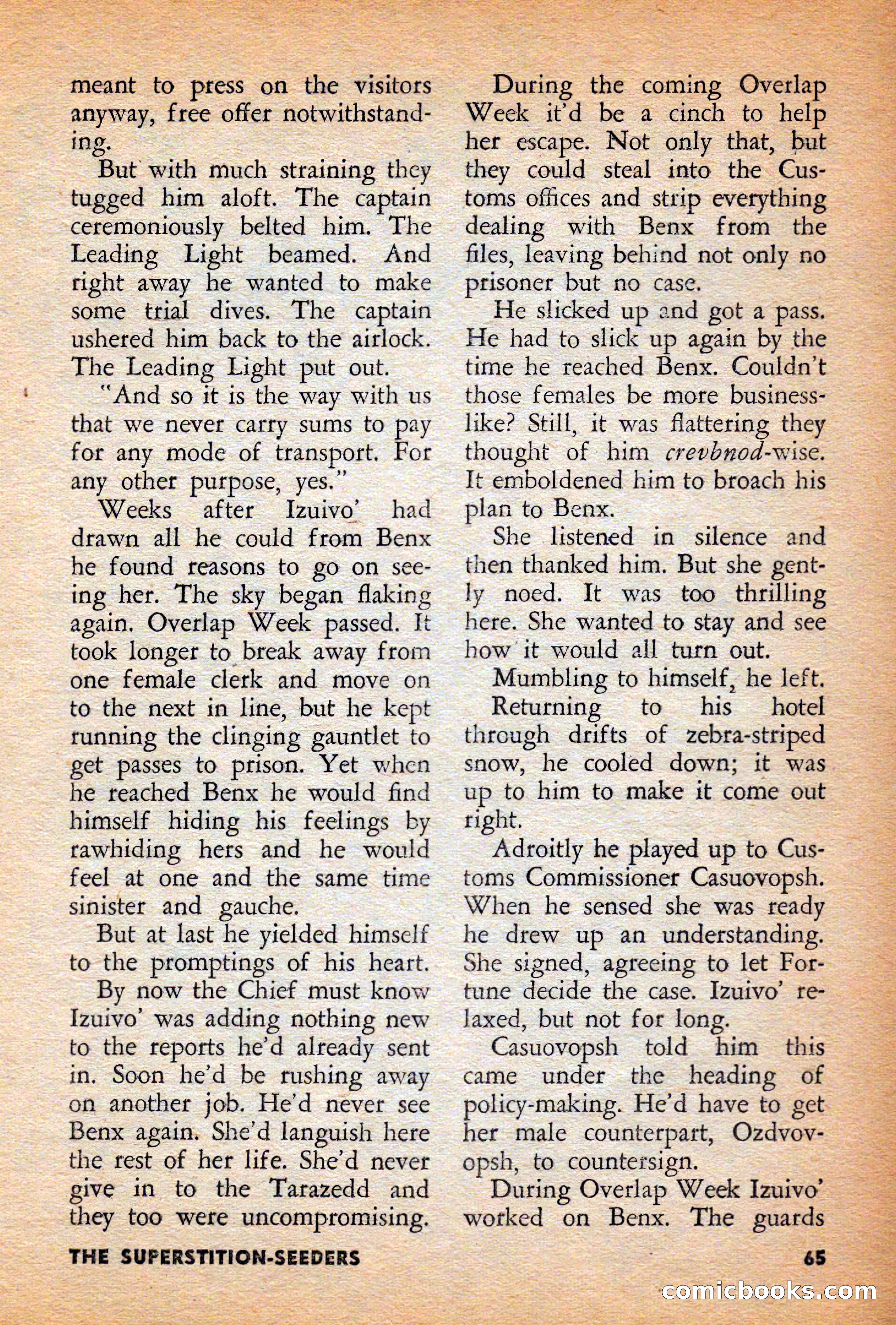 Infinity Science Fiction, December 1956 — page 65 of 132