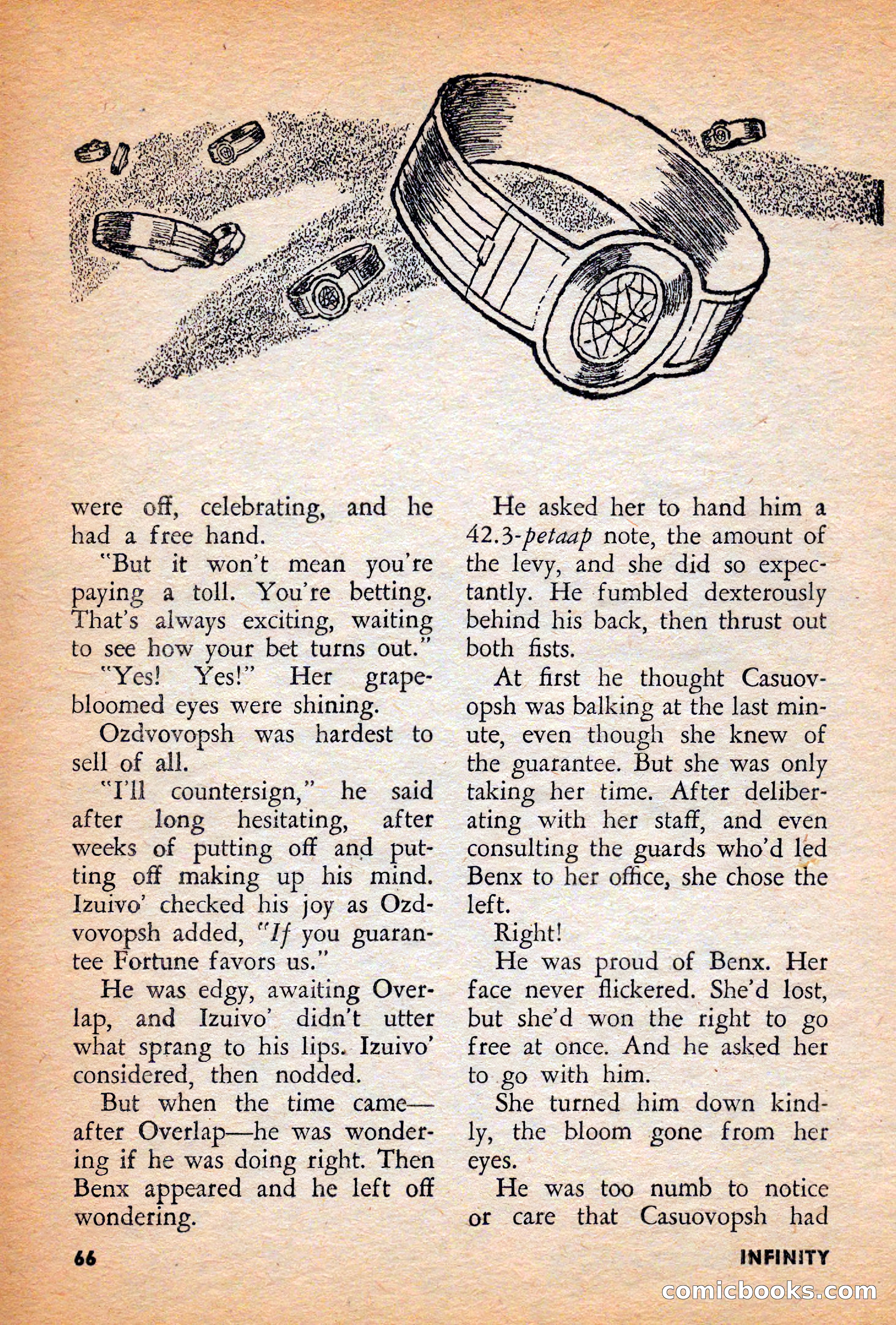 Infinity Science Fiction, December 1956 — page 66 of 132