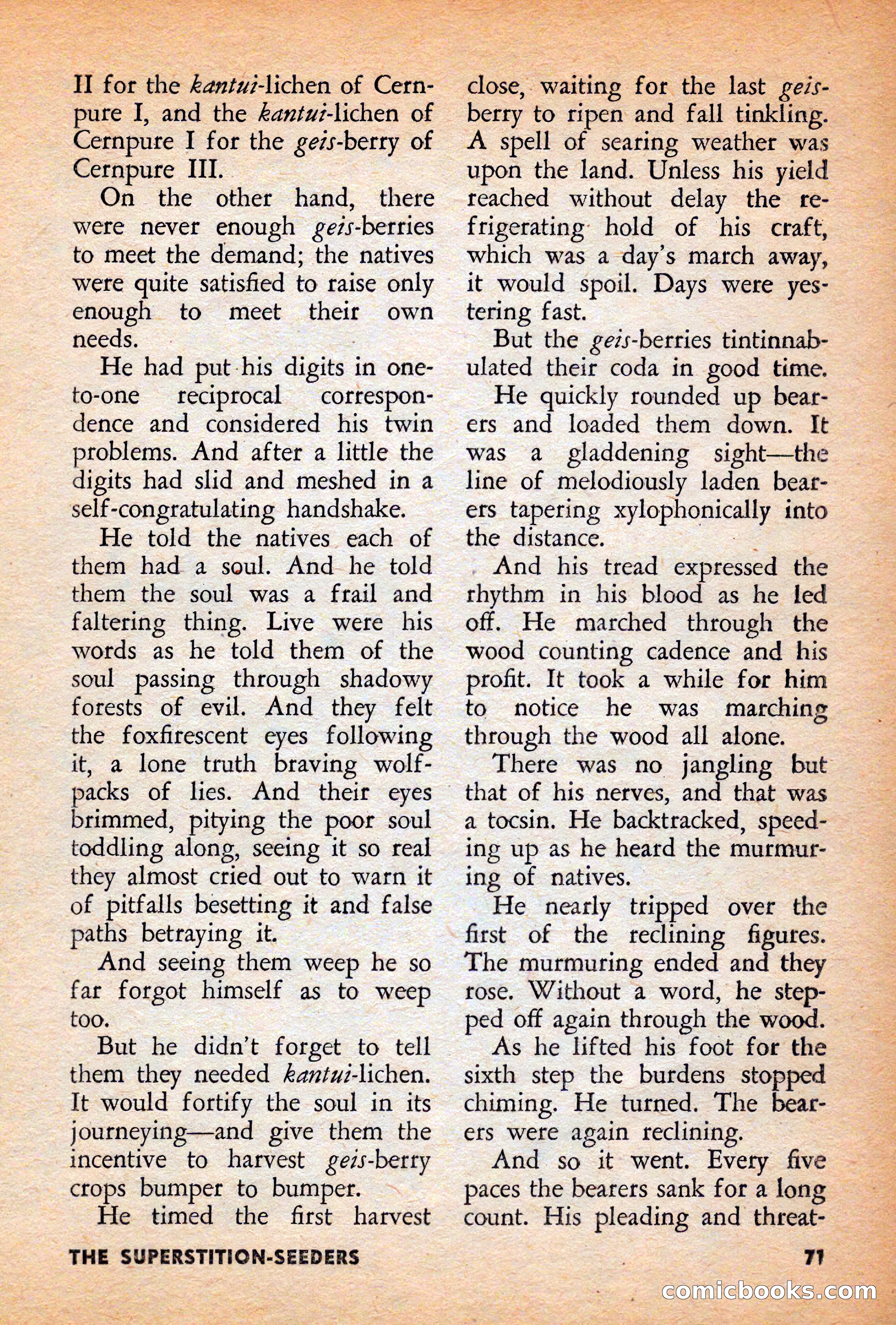 Infinity Science Fiction, December 1956 — page 71 of 132