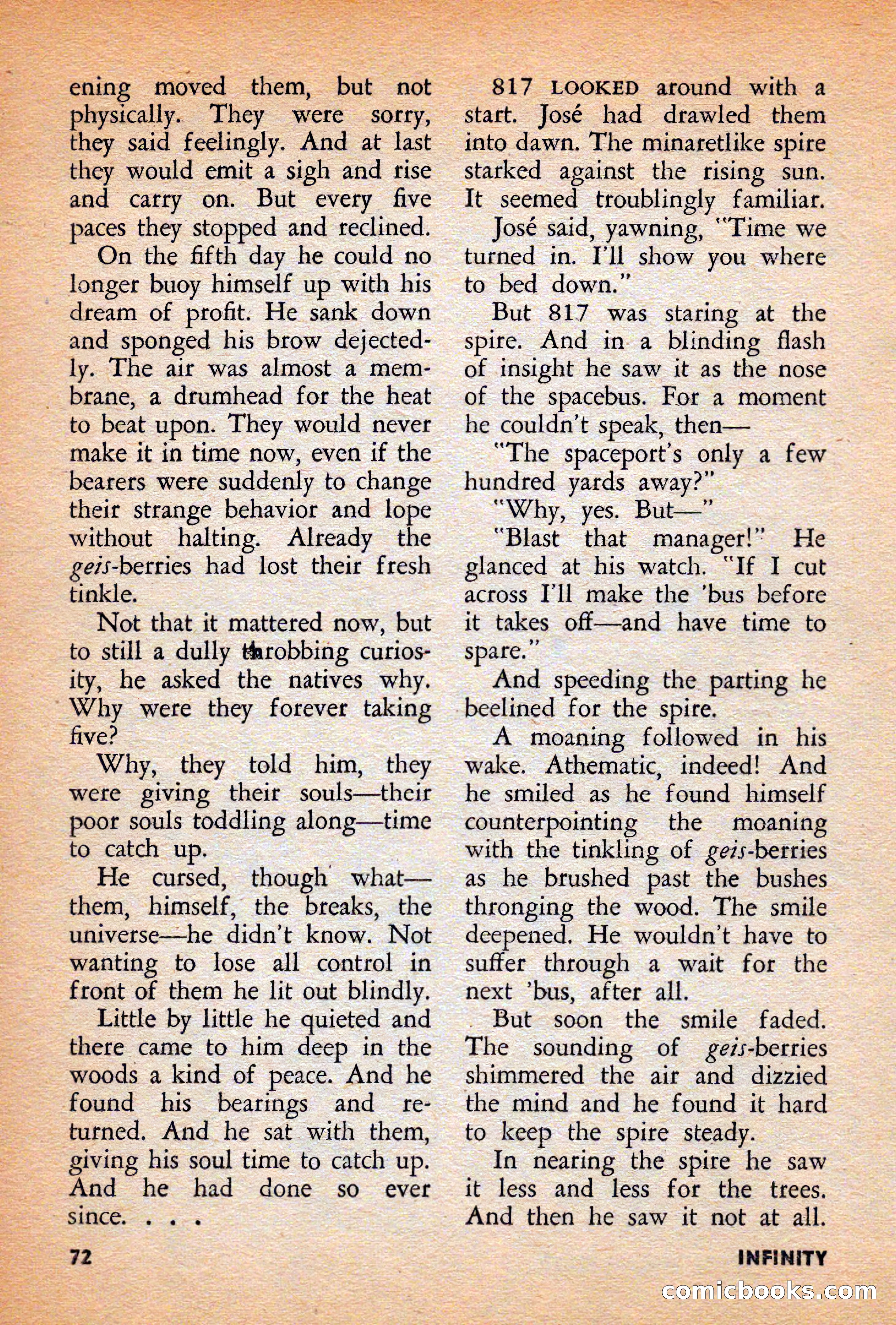 Infinity Science Fiction, December 1956 — page 72 of 132