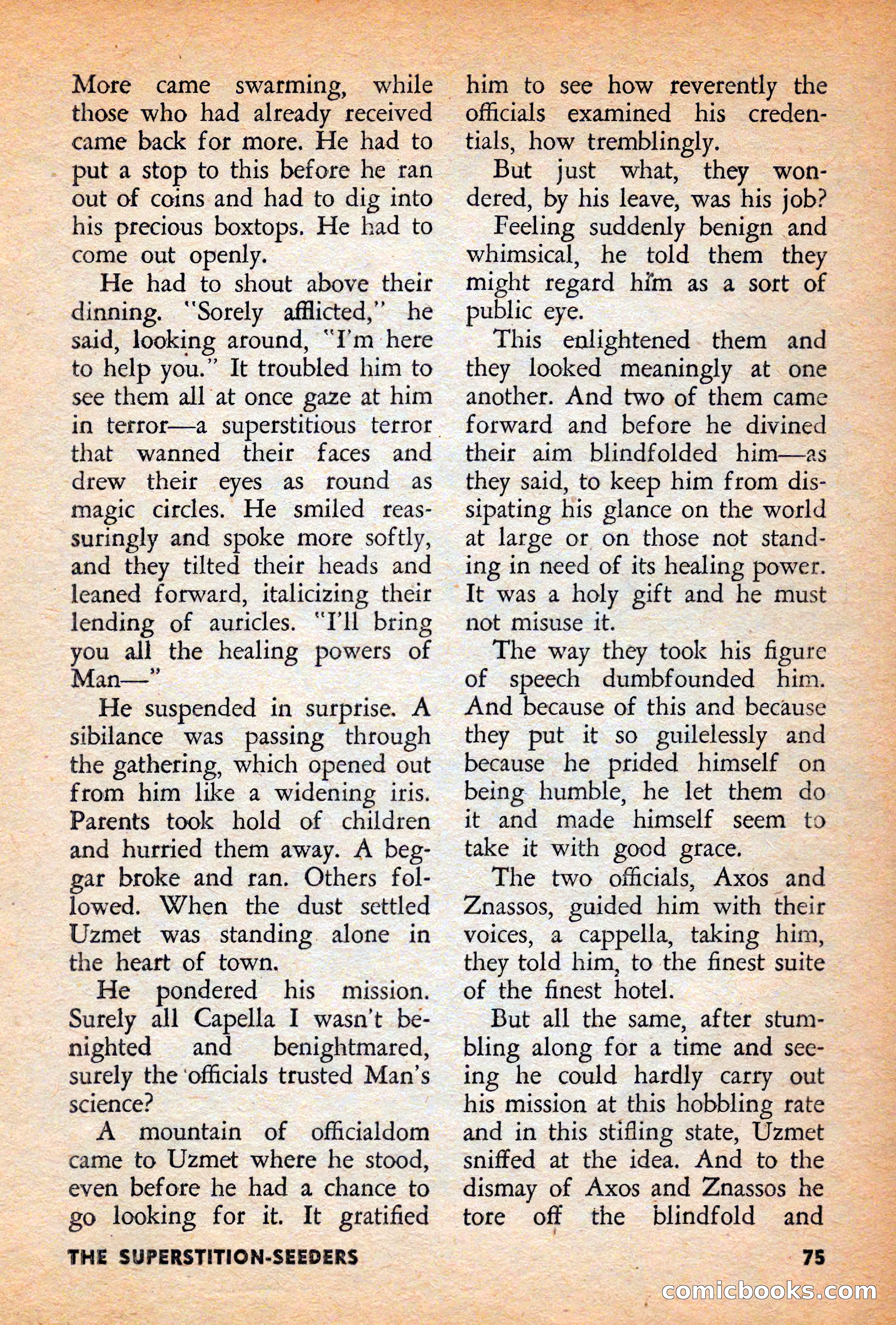 Infinity Science Fiction, December 1956 — page 75 of 132