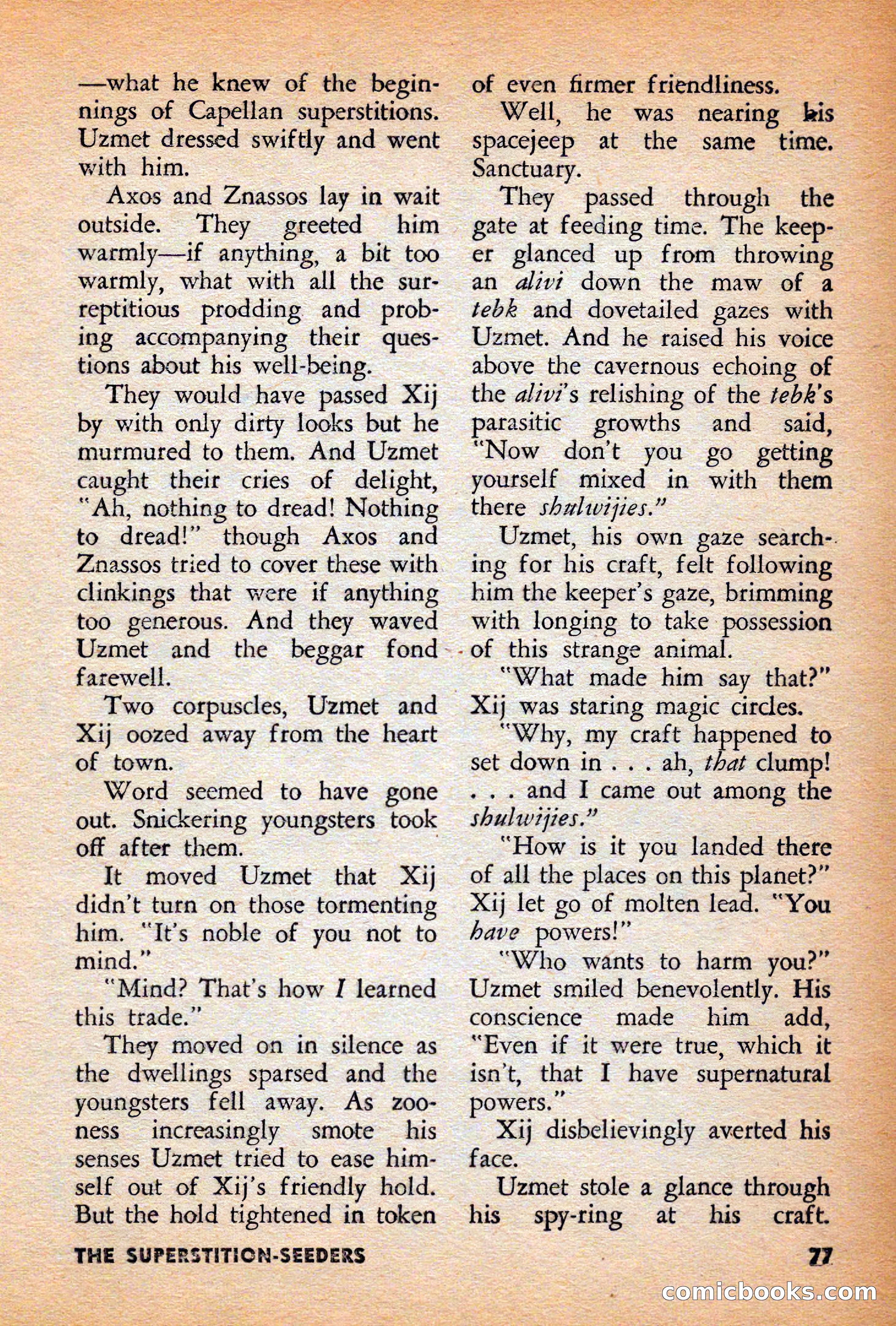 Infinity Science Fiction, December 1956 — page 77 of 132