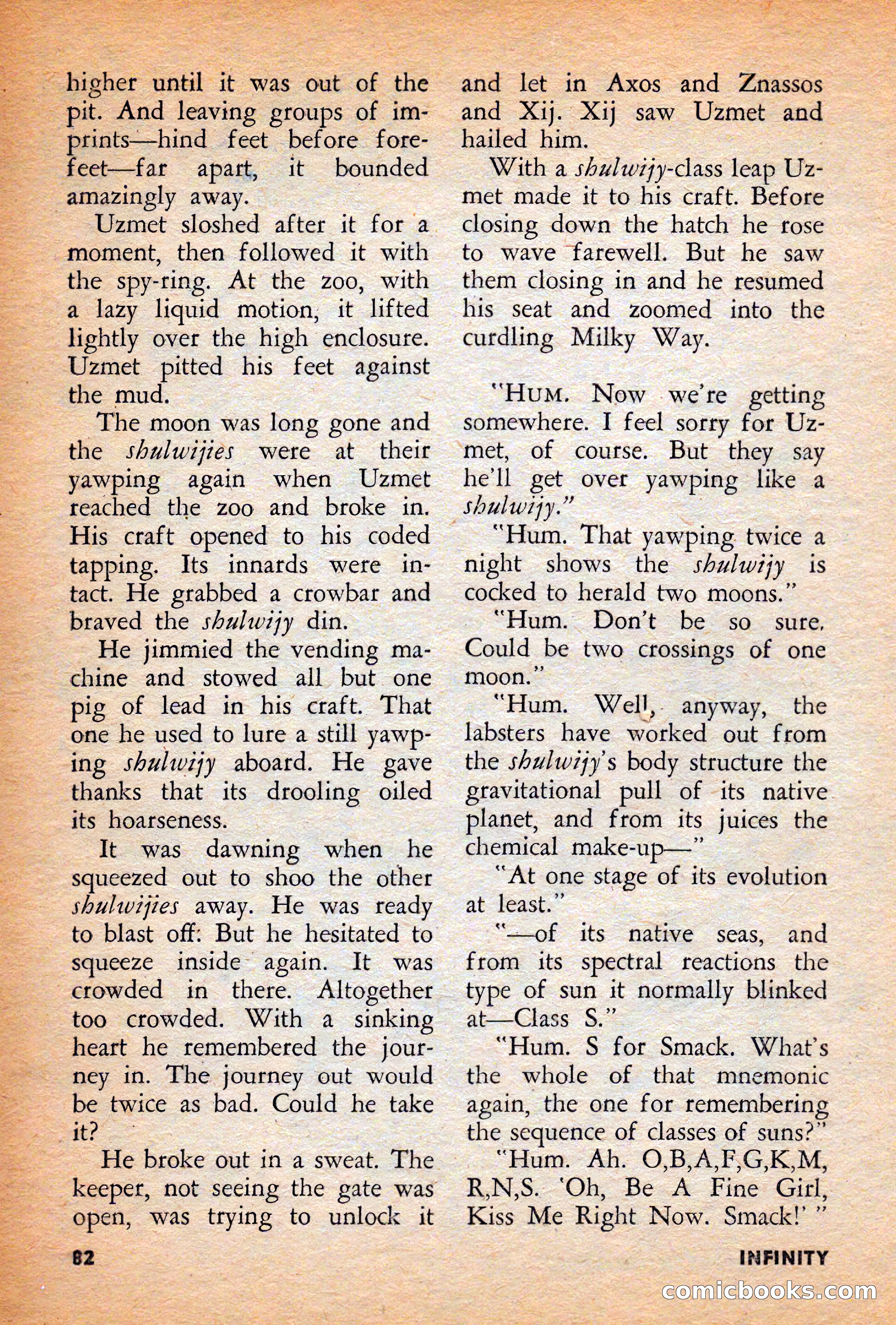 Infinity Science Fiction, December 1956 — page 82 of 132