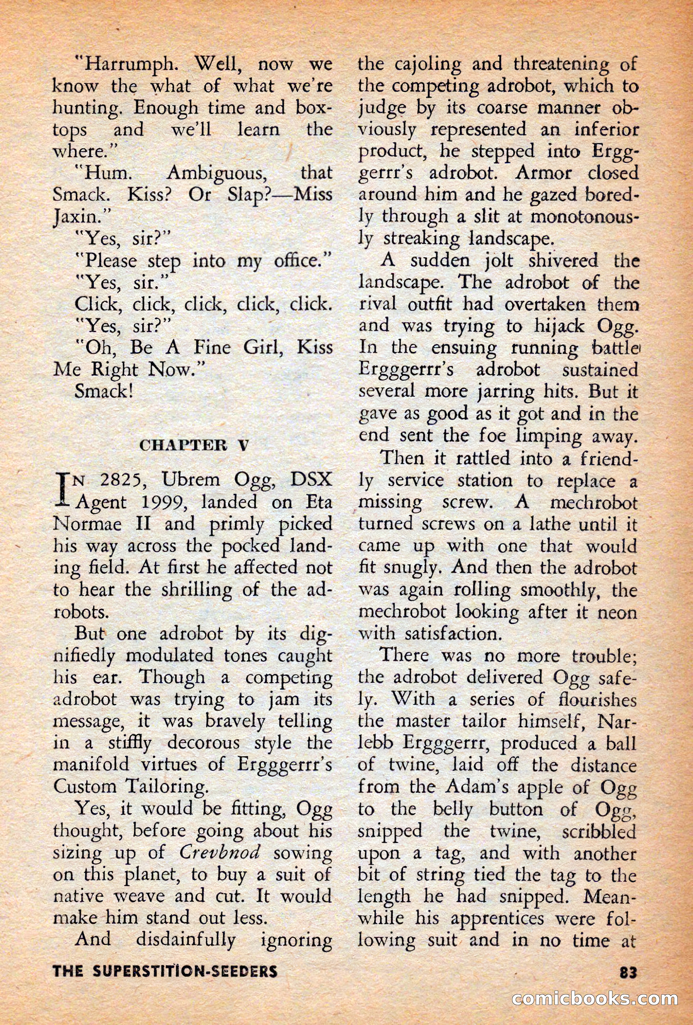 Infinity Science Fiction, December 1956 — page 83 of 132