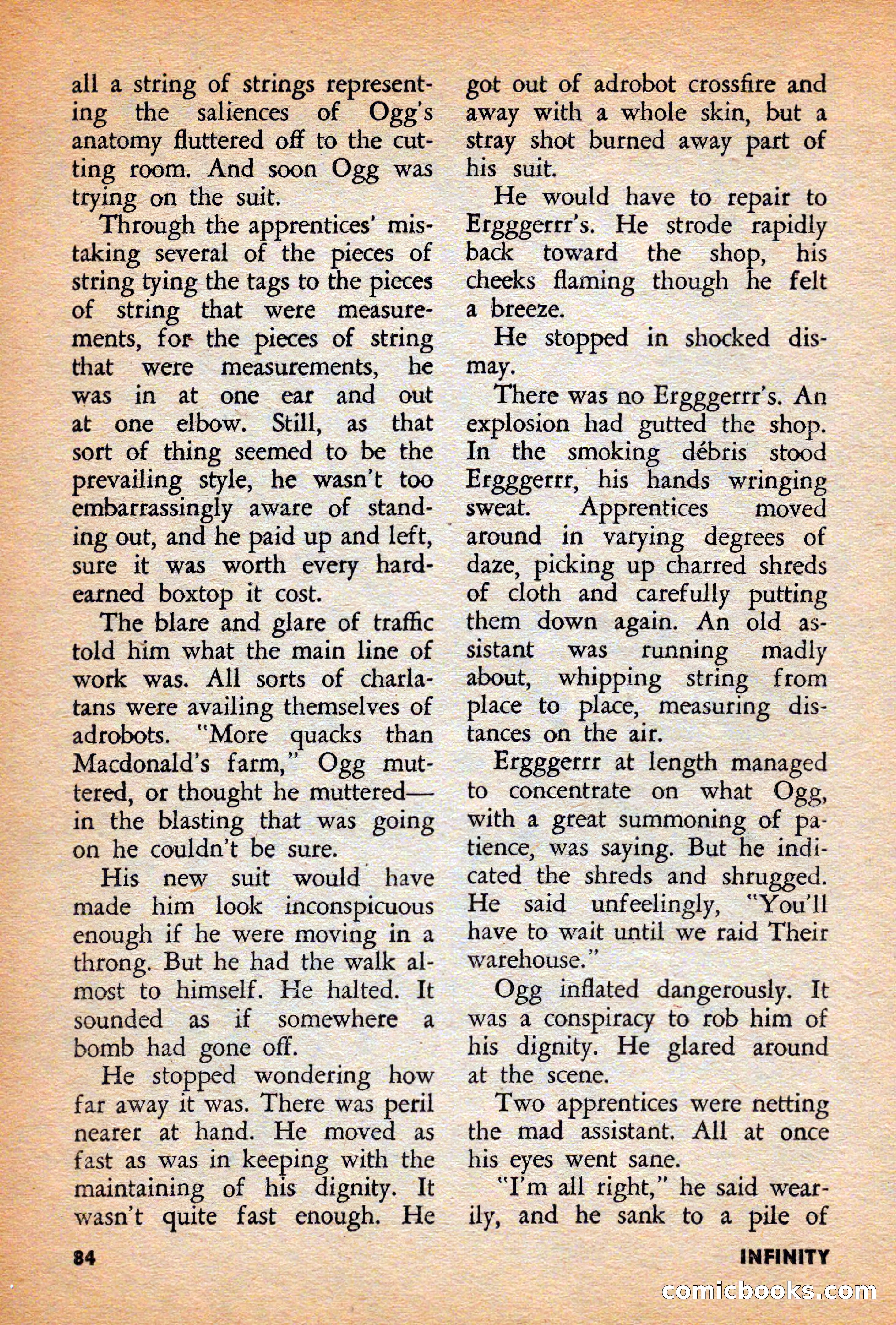 Infinity Science Fiction, December 1956 — page 84 of 132