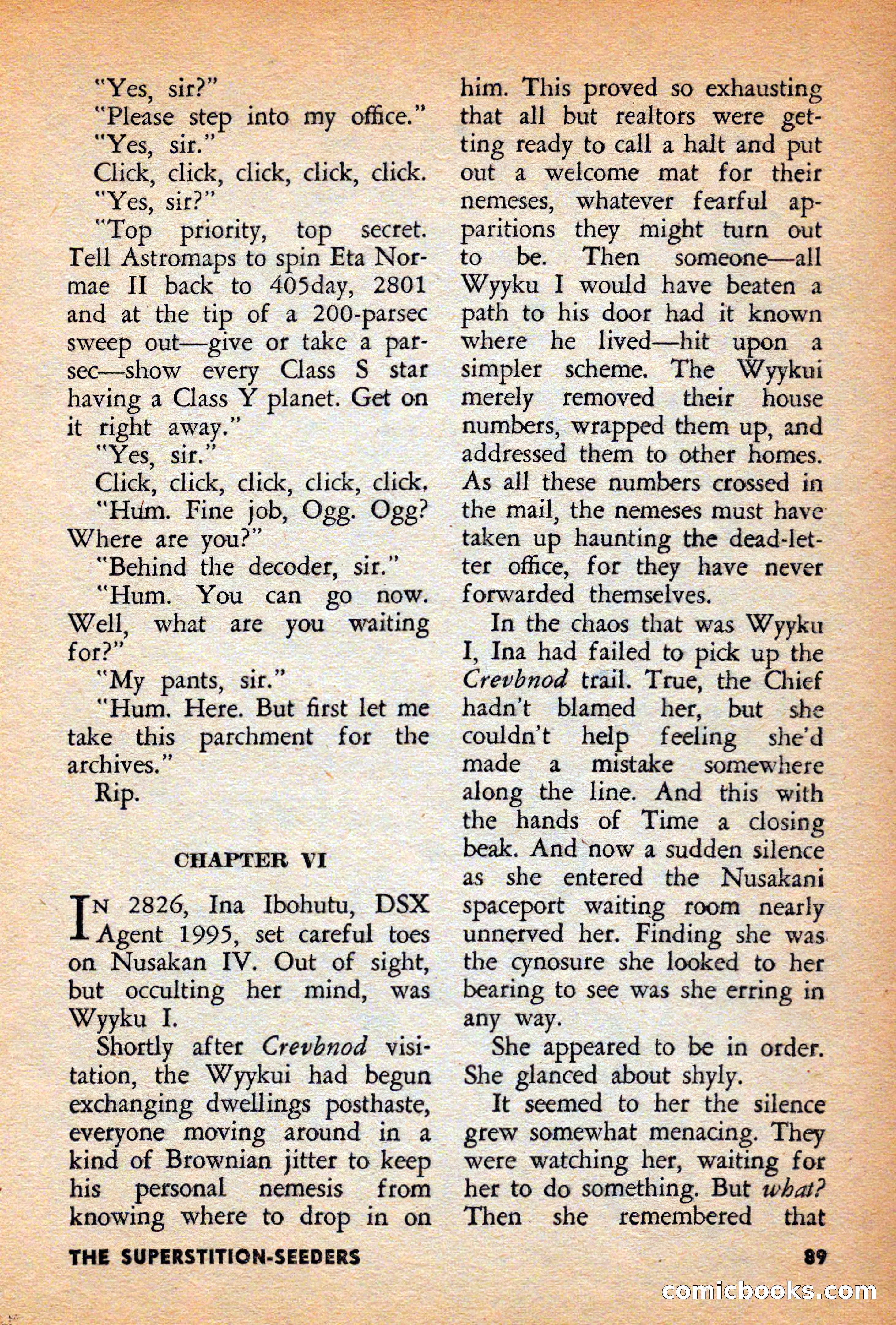 Infinity Science Fiction, December 1956 — page 89 of 132