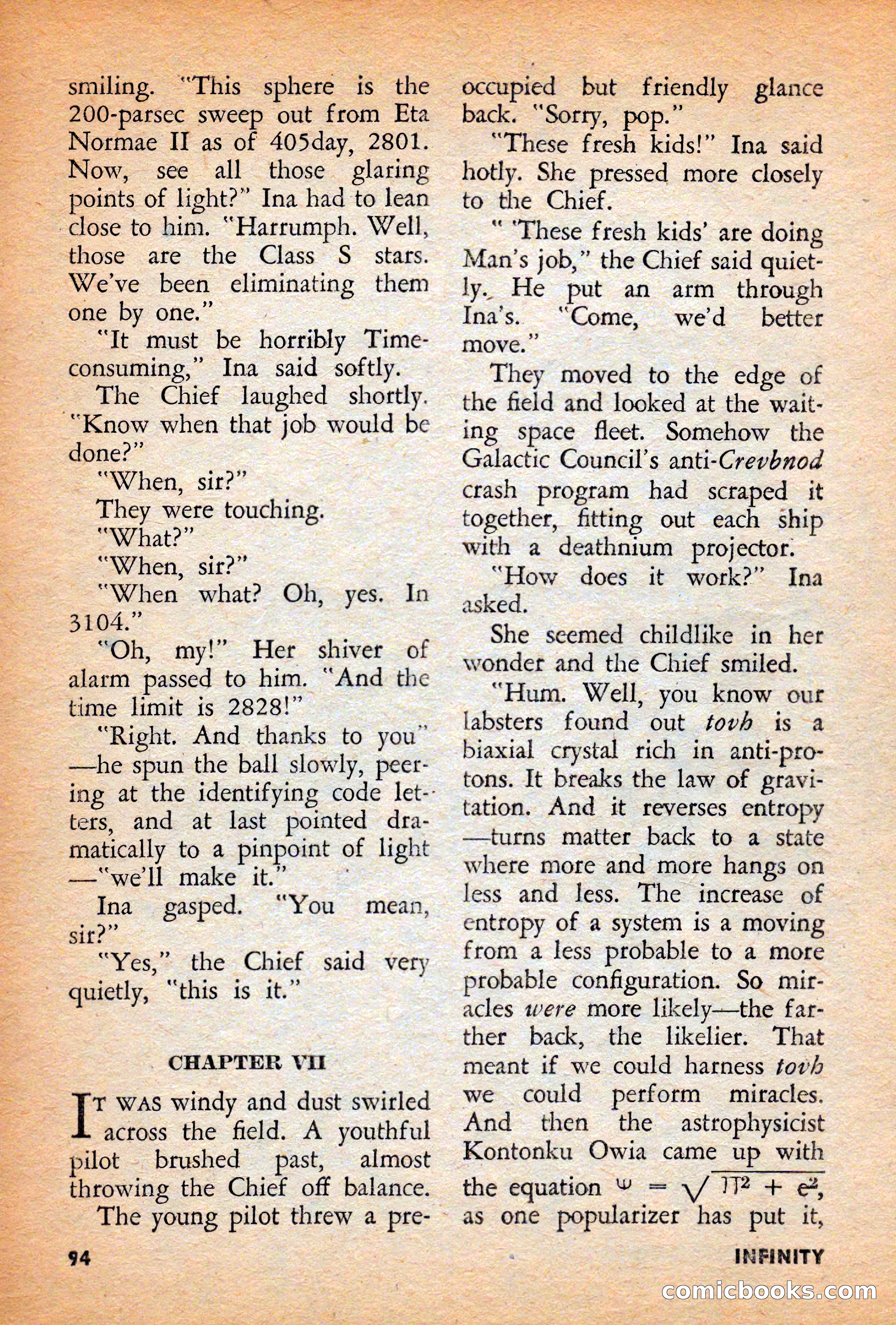 Infinity Science Fiction, December 1956 — page 94 of 132