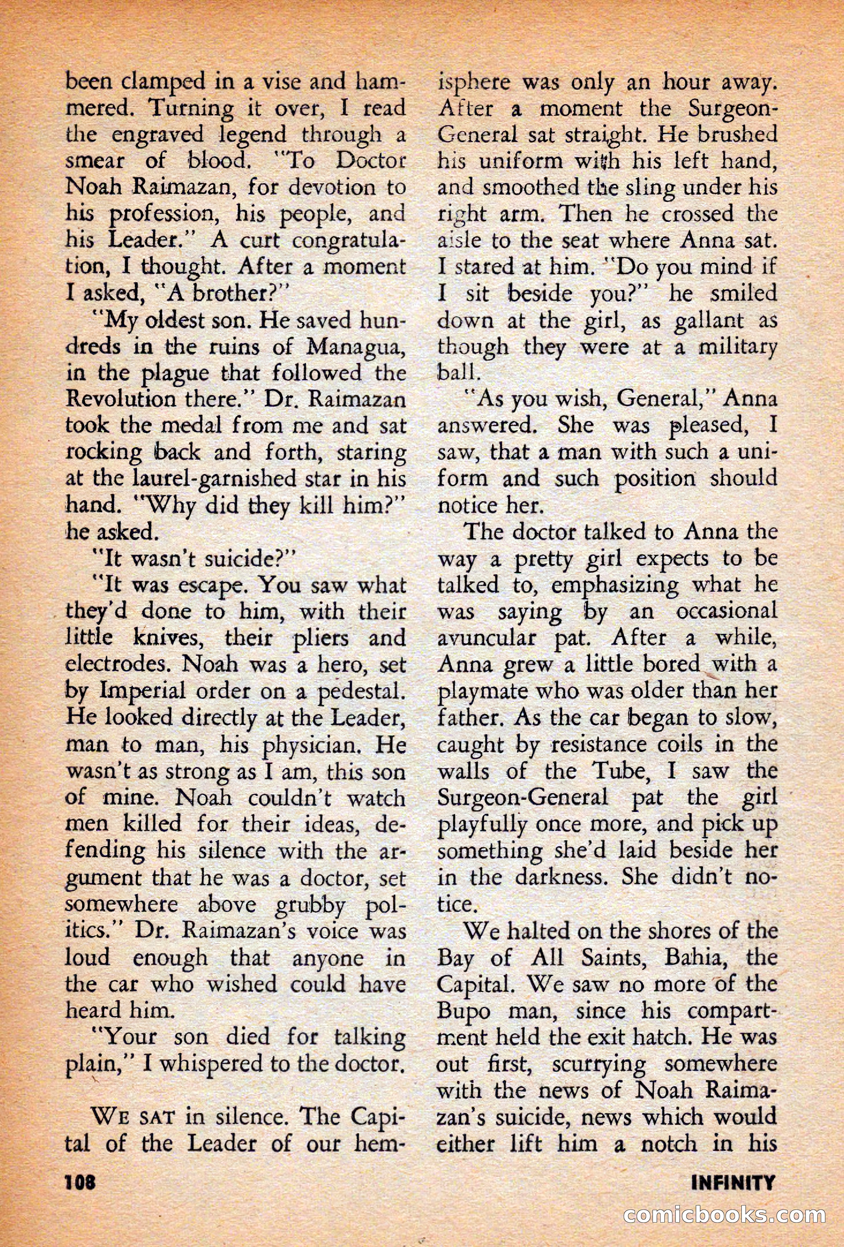 Infinity Science Fiction, December 1956 — page 108 of 132