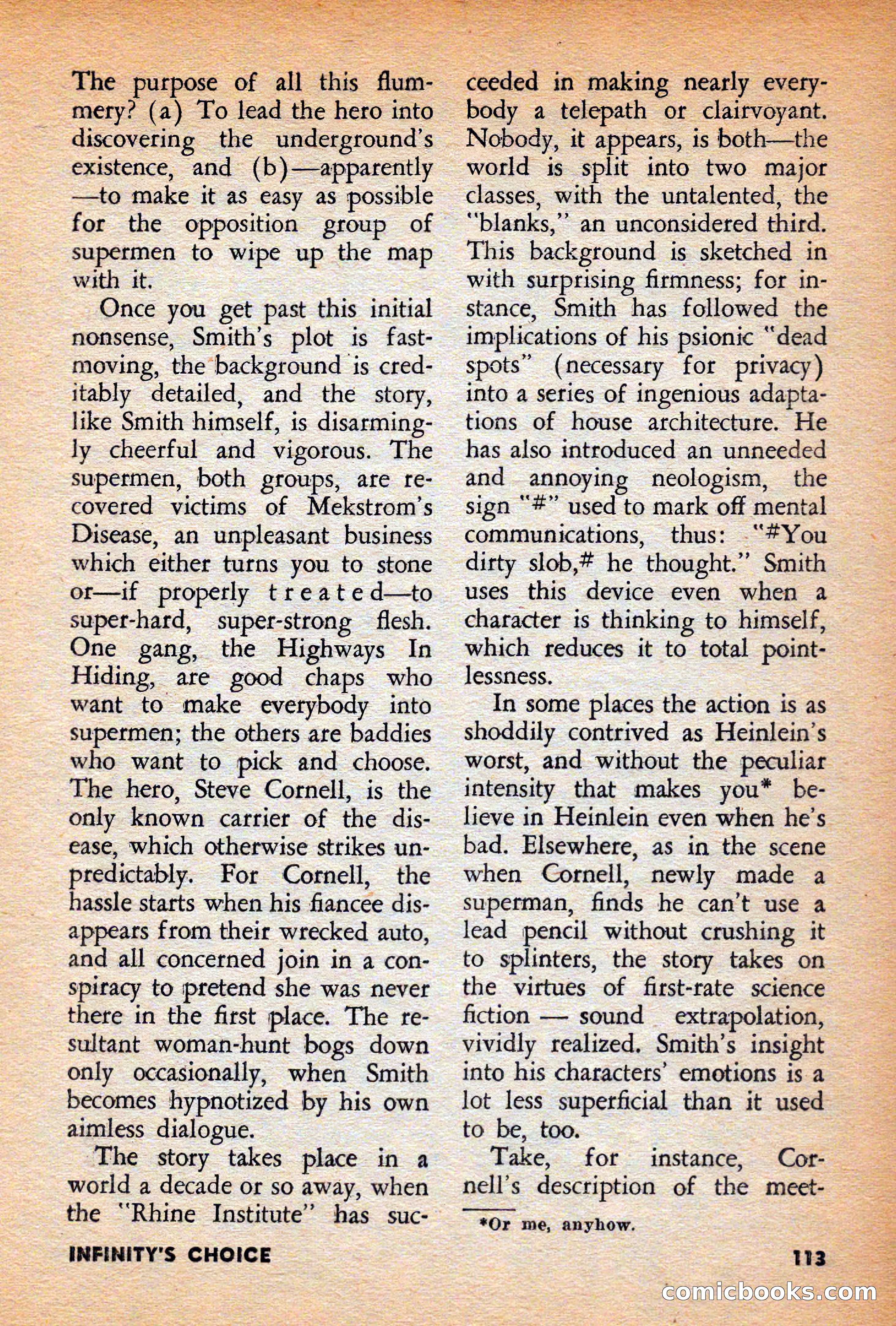 Infinity Science Fiction, December 1956 — page 113 of 132