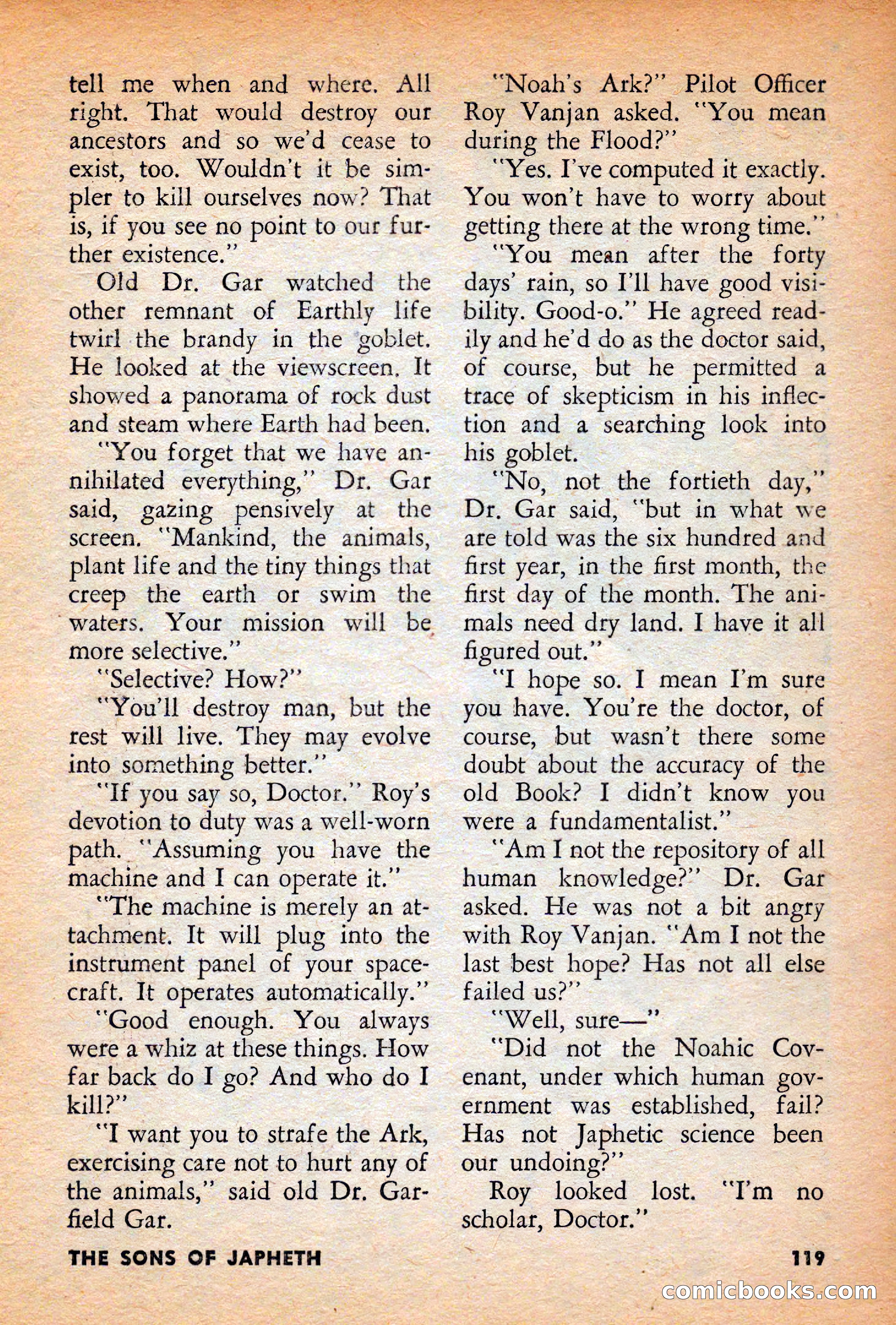 Infinity Science Fiction, December 1956 — page 119 of 132