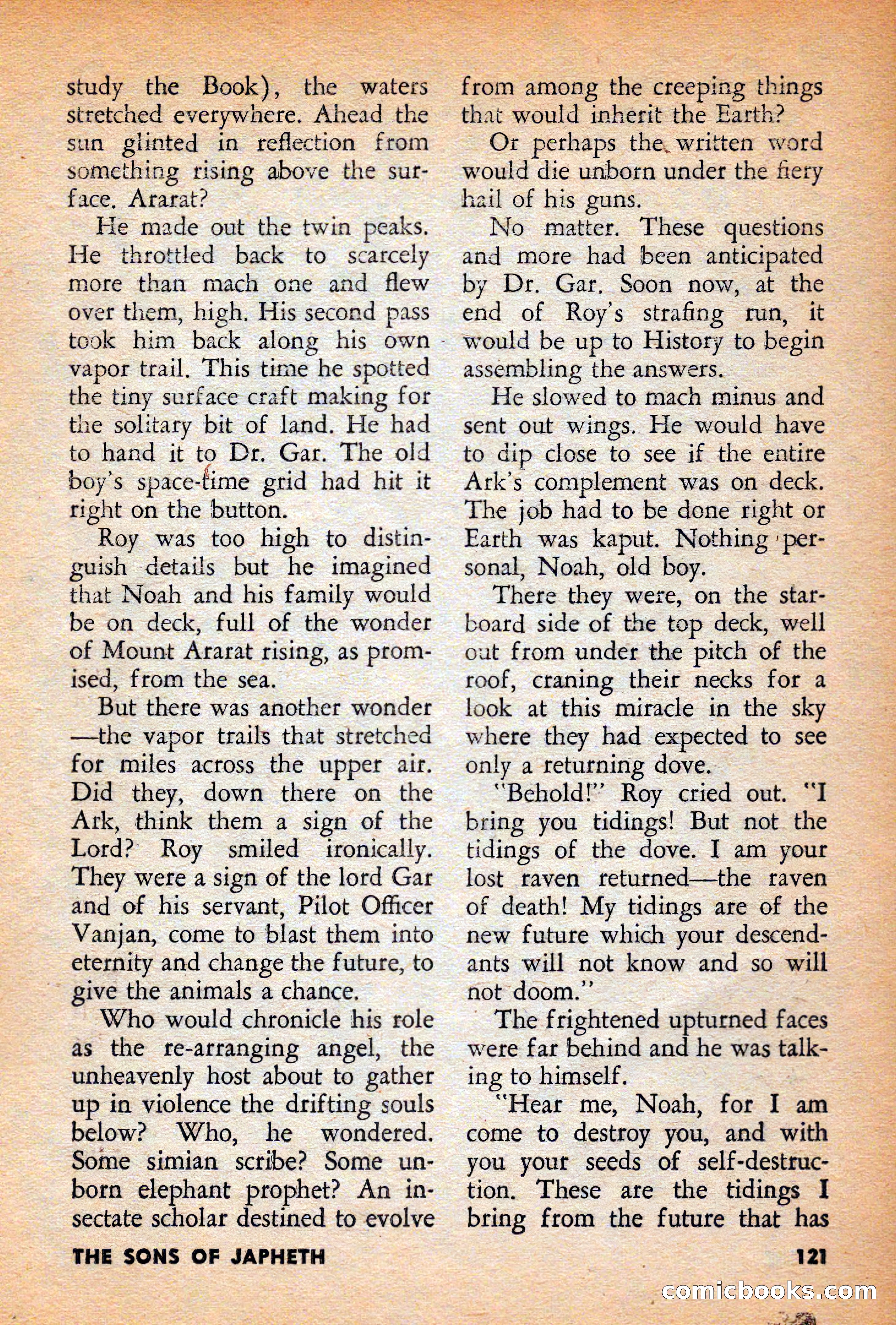 Infinity Science Fiction, December 1956 — page 121 of 132