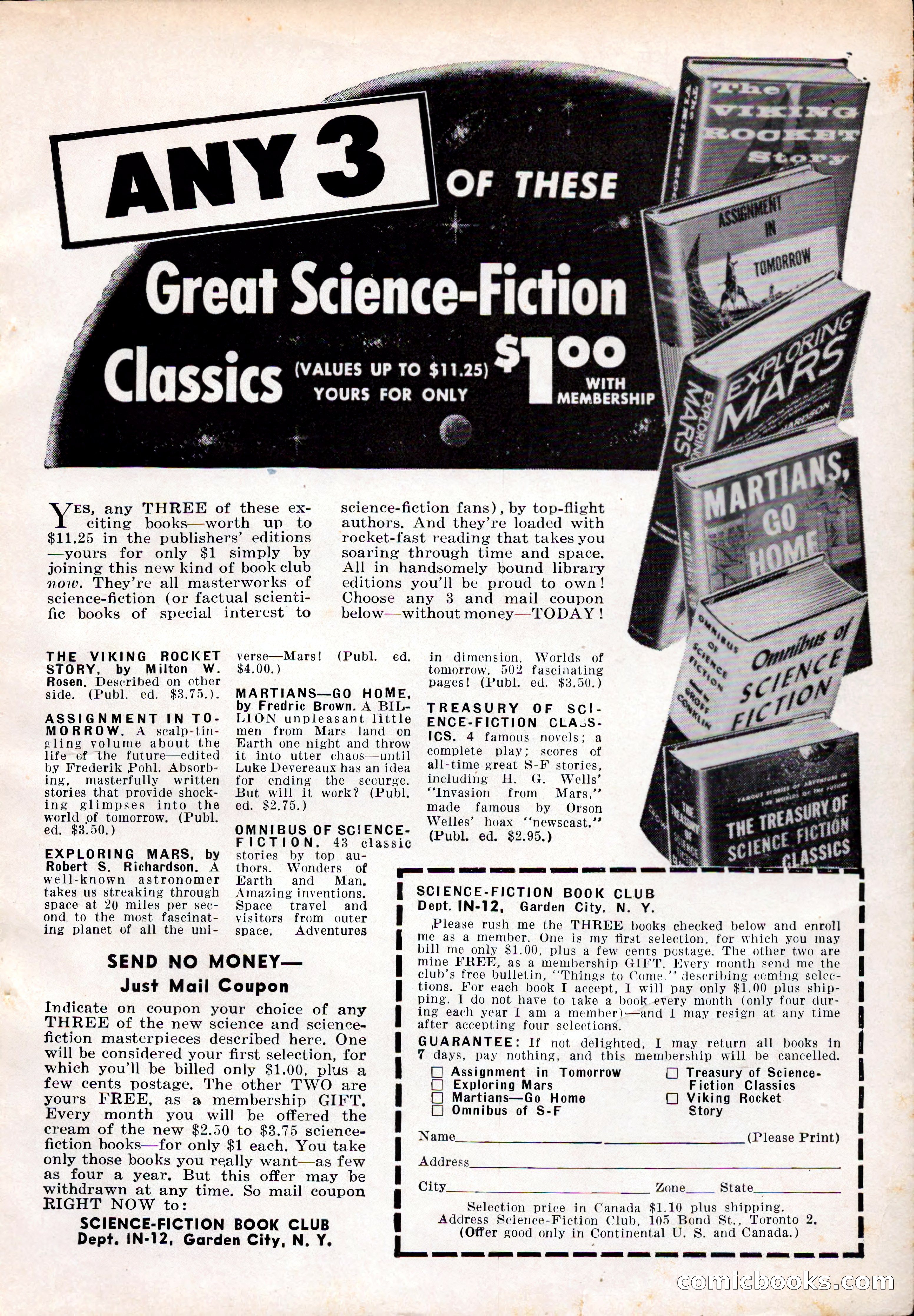Infinity Science Fiction, December 1956 — page 131 of 132