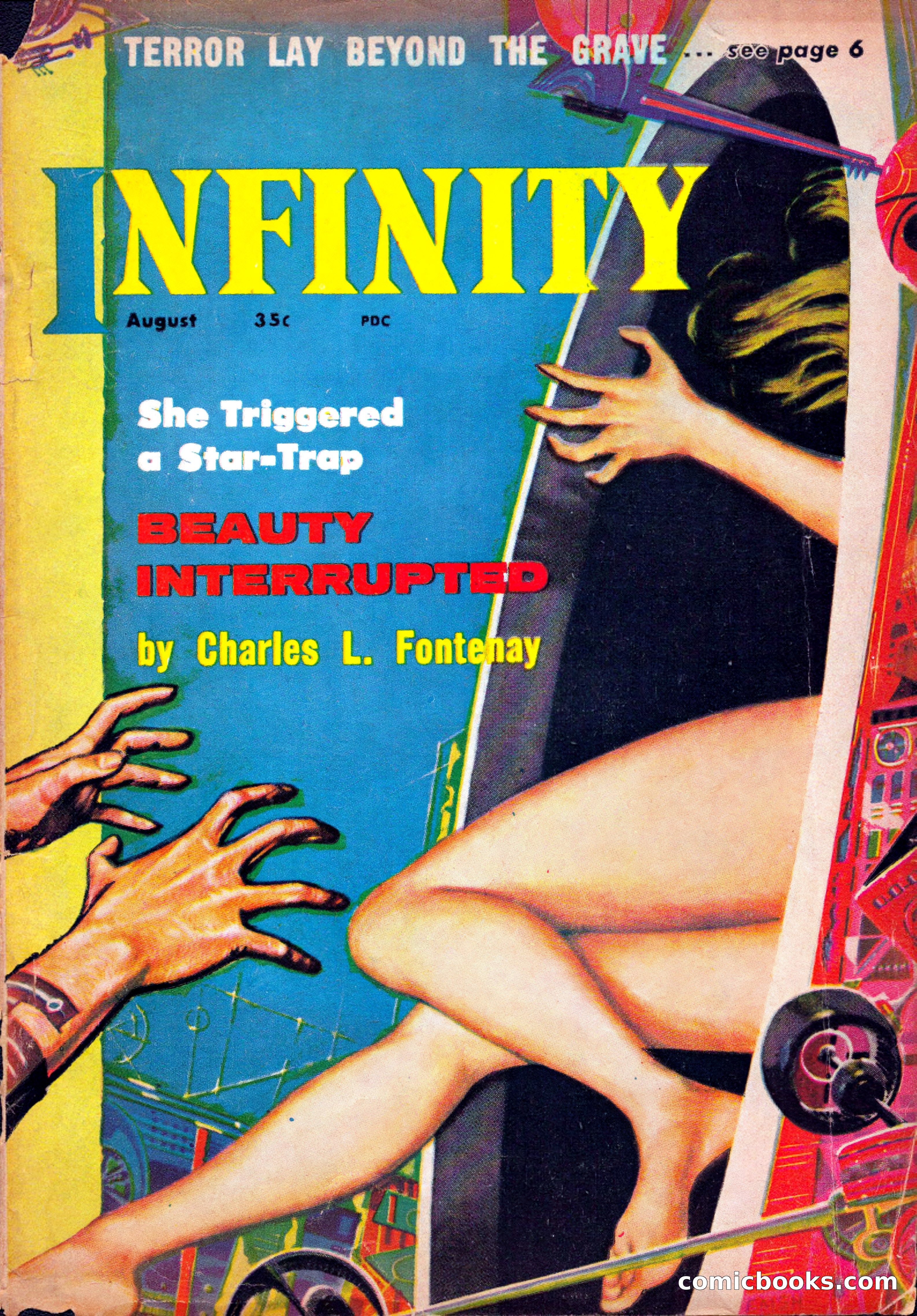 Infinity Science Fiction, August 1958 — page 1 of 132