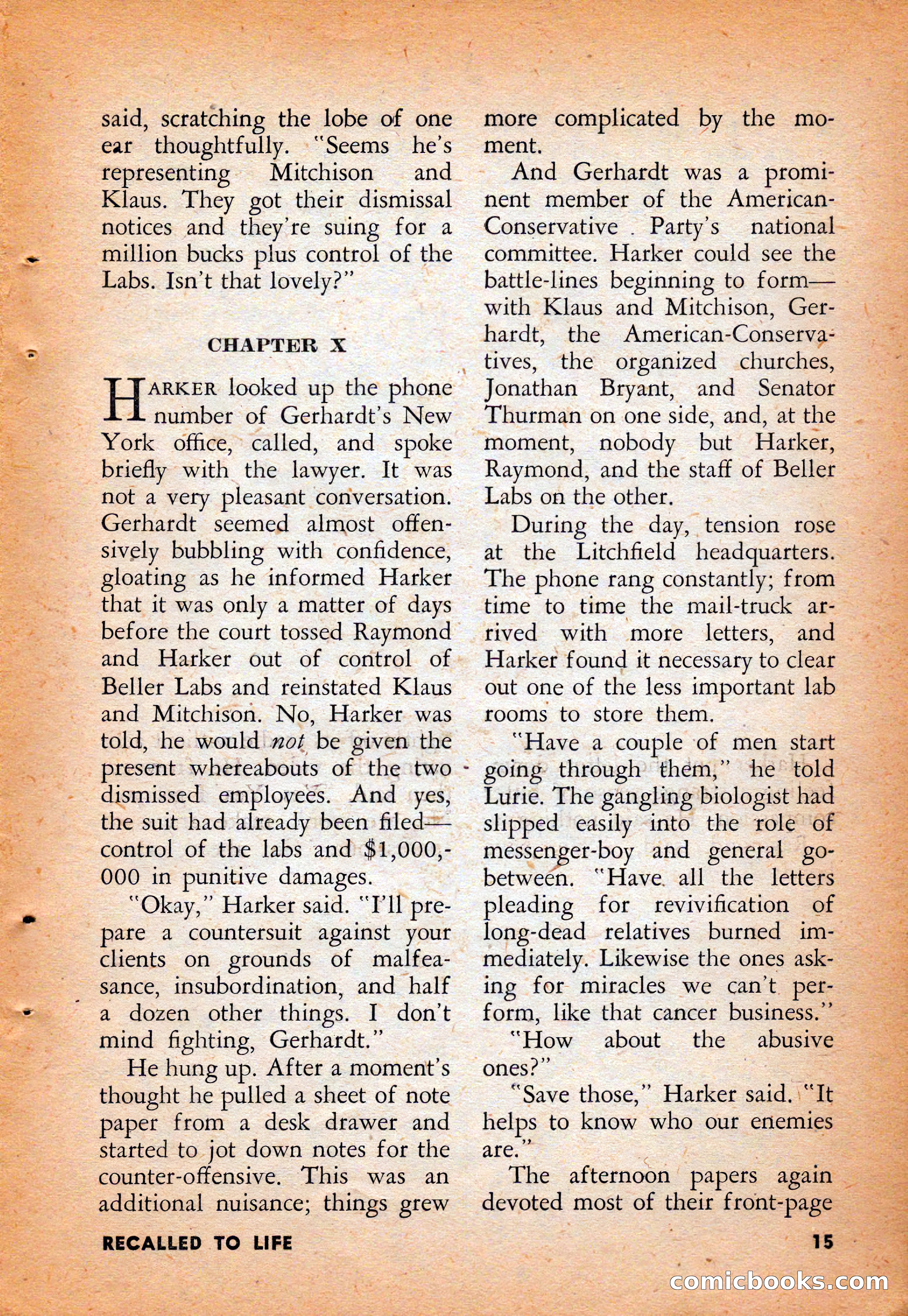 Infinity Science Fiction, August 1958 — page 15 of 132