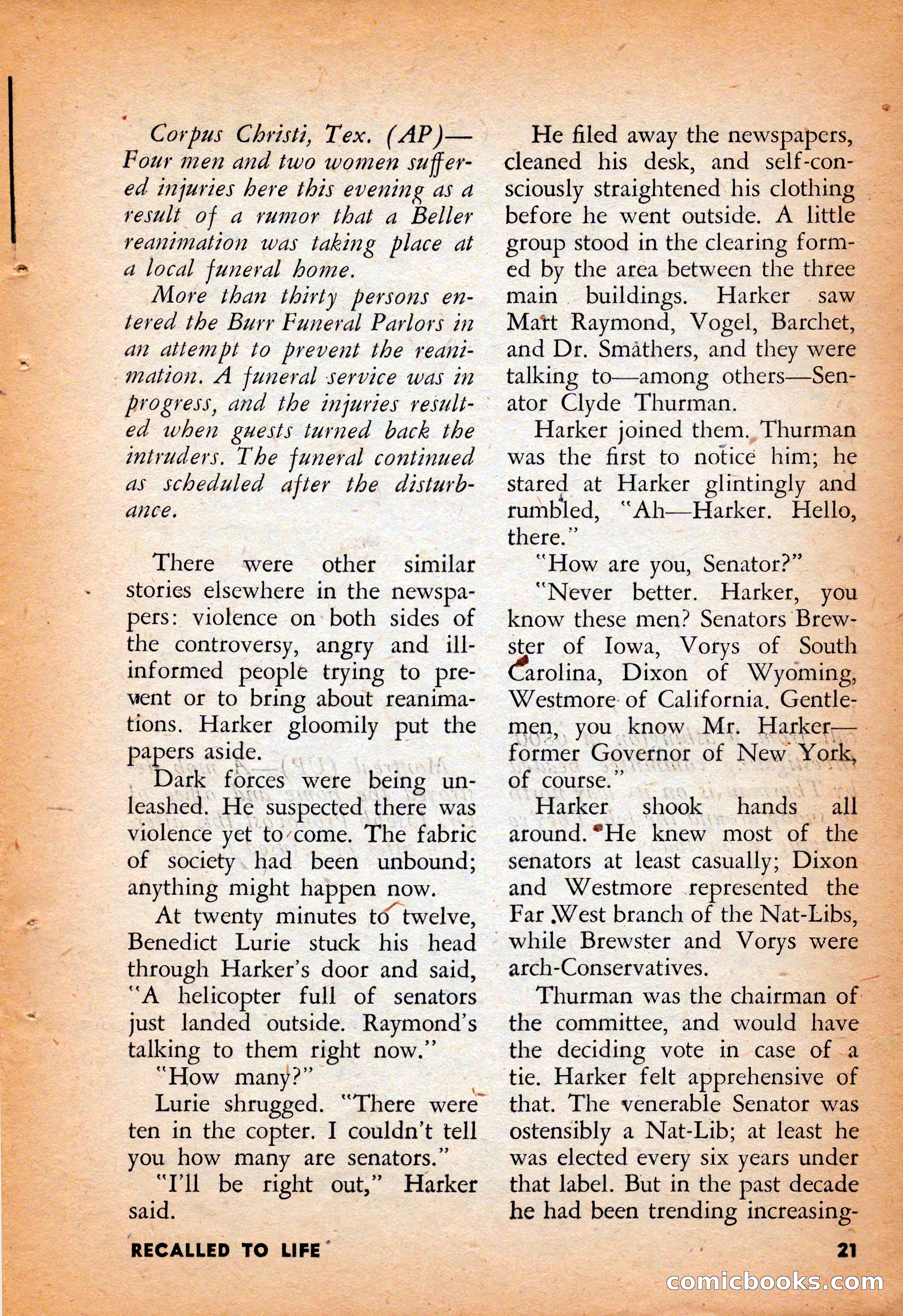 Infinity Science Fiction, August 1958 — page 21 of 132