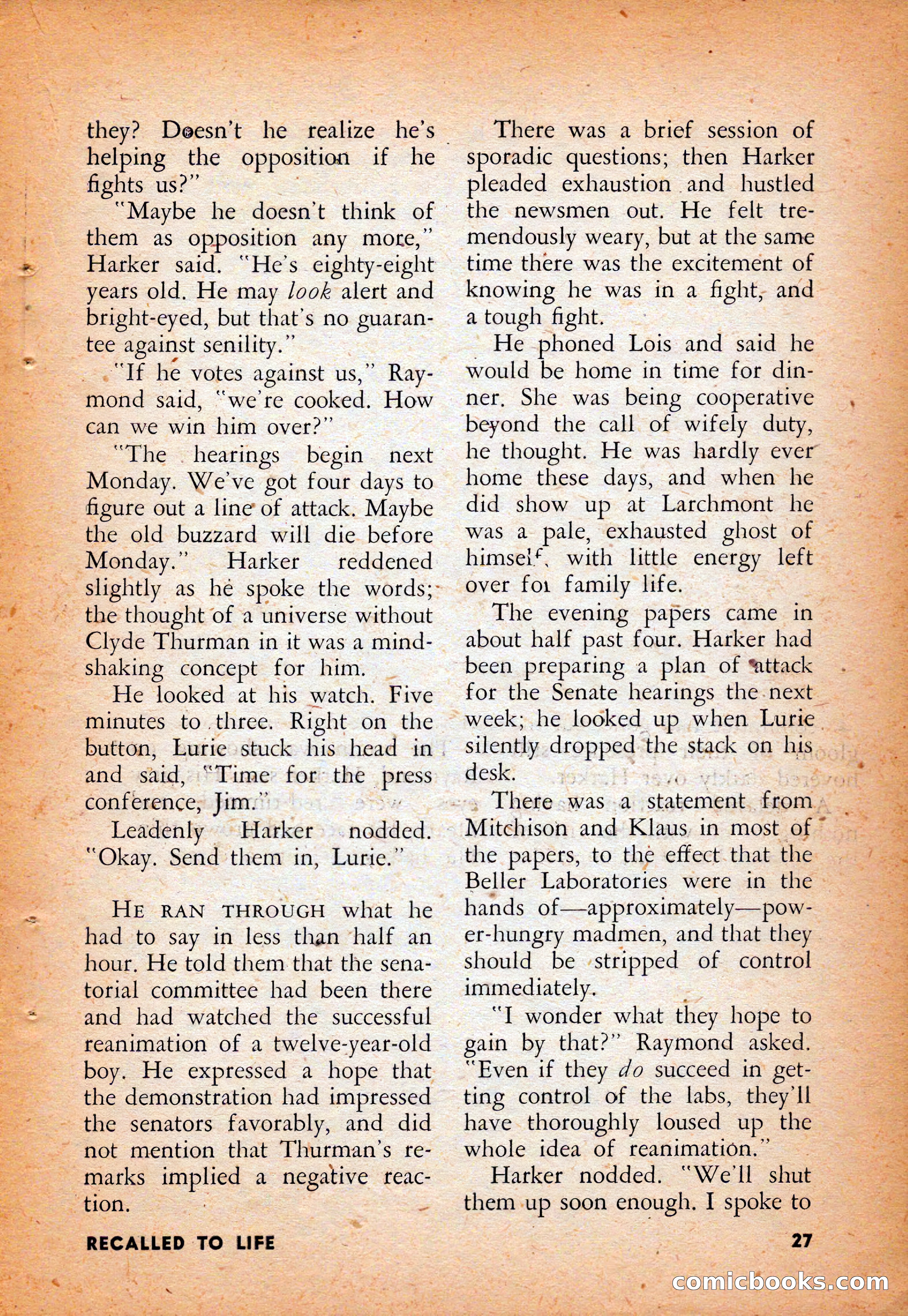 Infinity Science Fiction, August 1958 — page 27 of 132