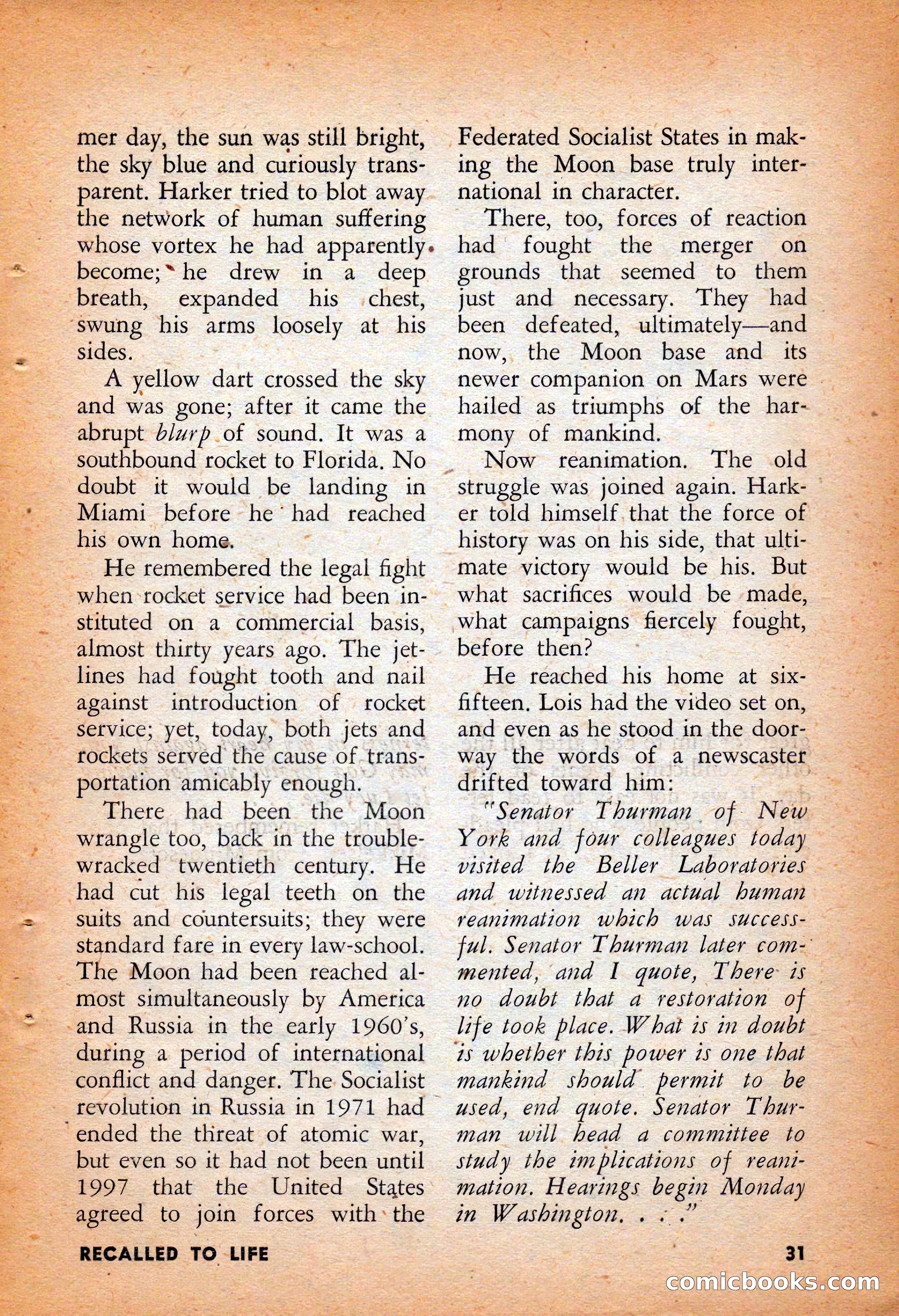 Infinity Science Fiction, August 1958 — page 31 of 132
