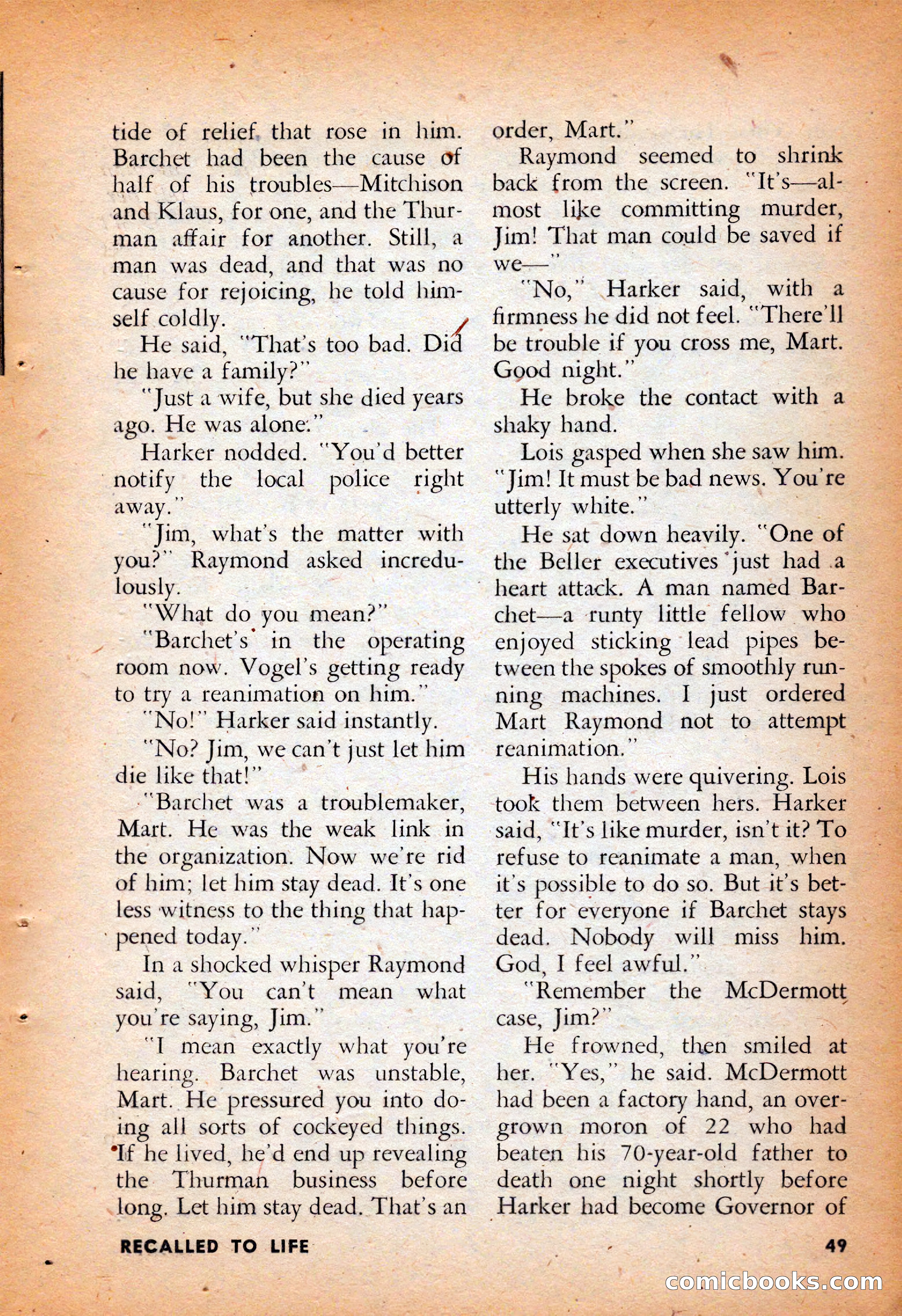 Infinity Science Fiction, August 1958 — page 49 of 132
