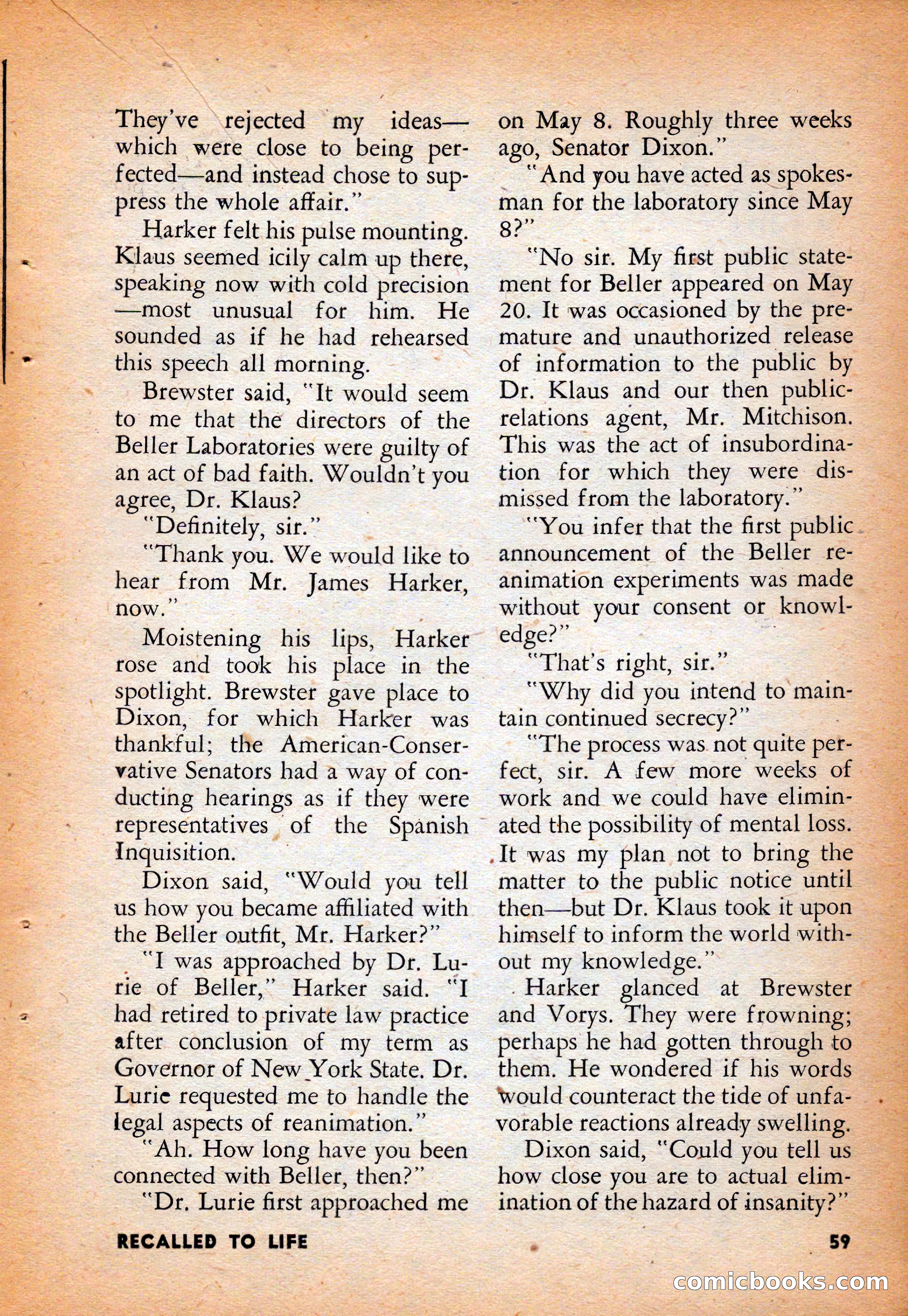 Infinity Science Fiction, August 1958 — page 59 of 132