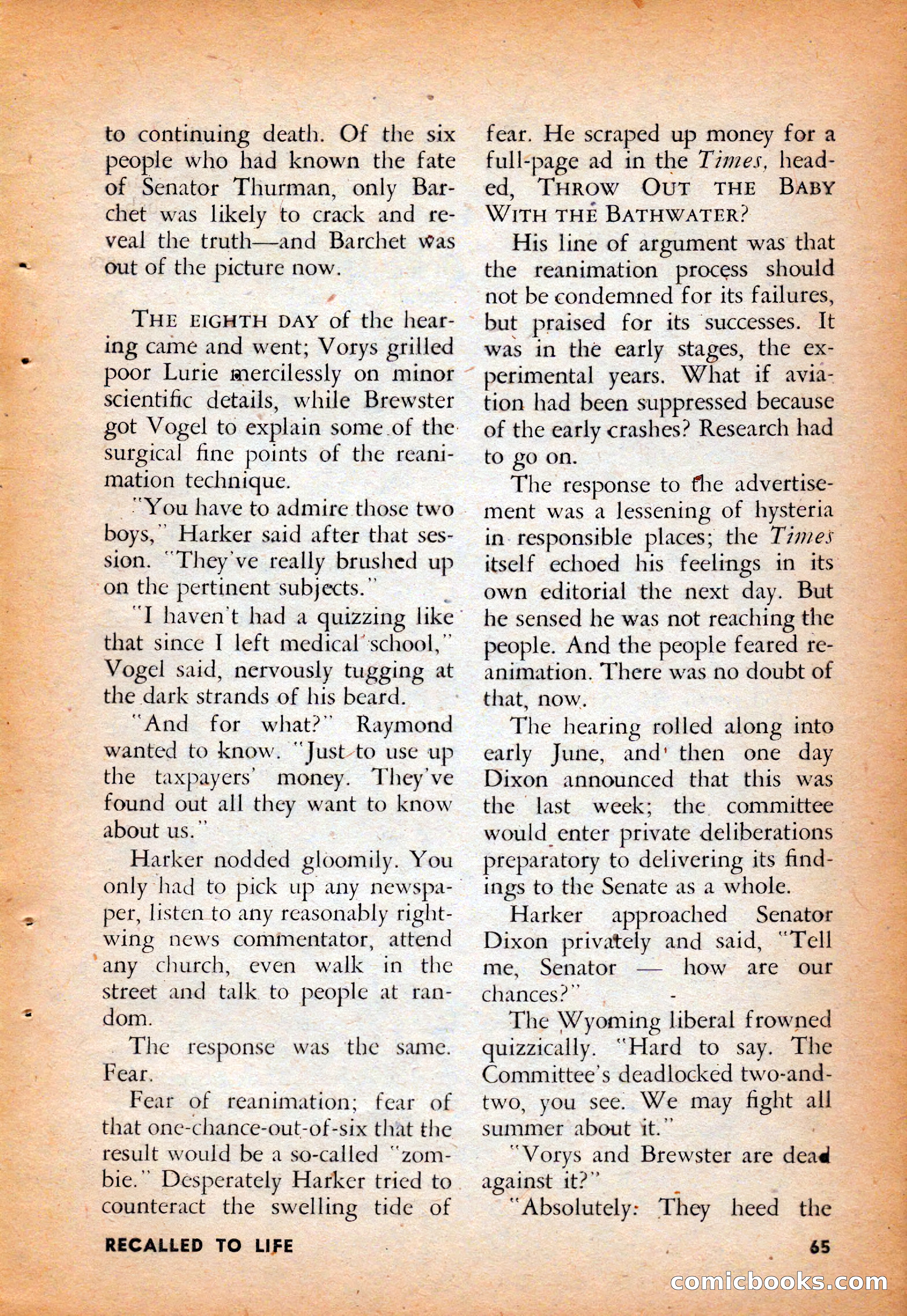 Infinity Science Fiction, August 1958 — page 65 of 132