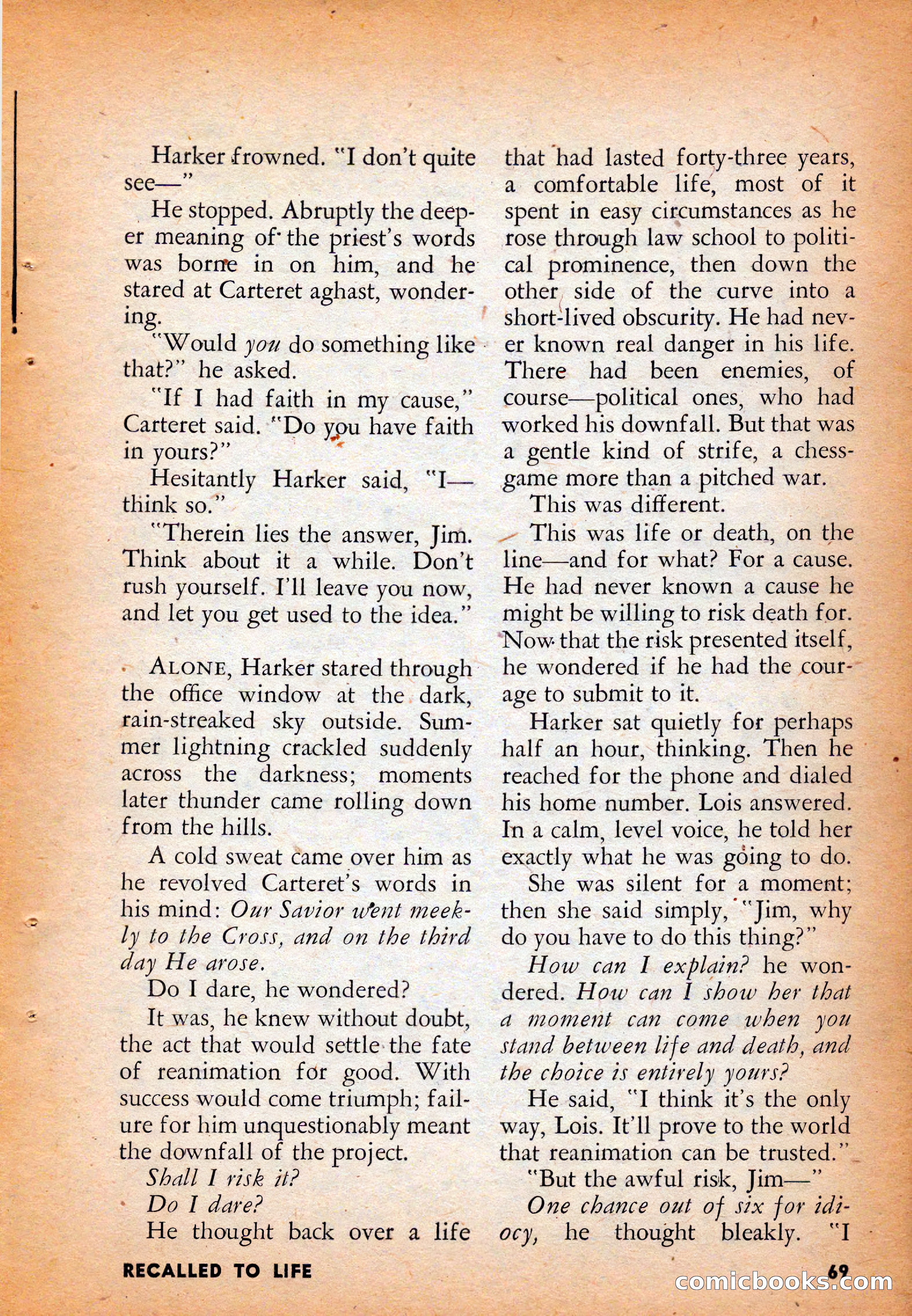 Infinity Science Fiction, August 1958 — page 69 of 132