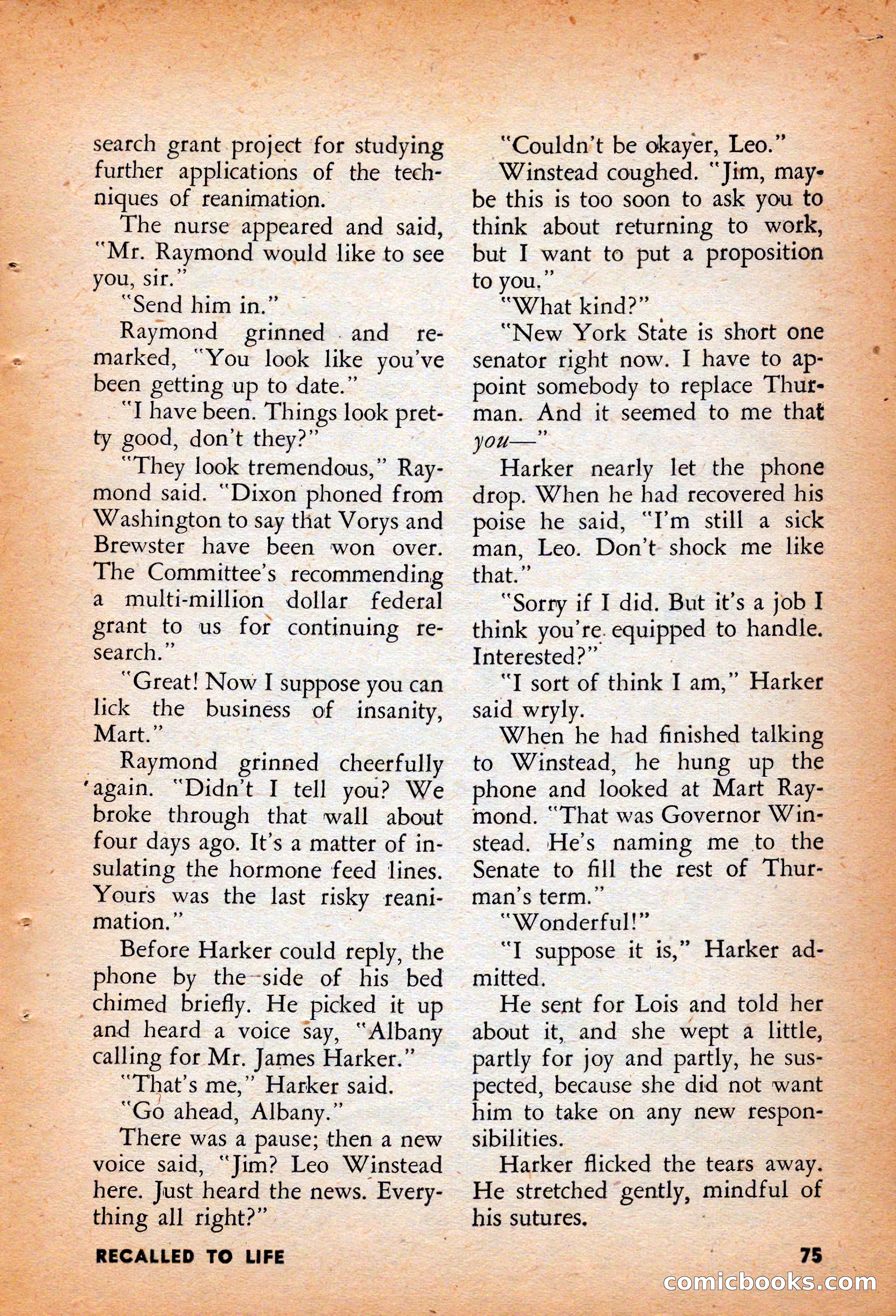 Infinity Science Fiction, August 1958 — page 75 of 132