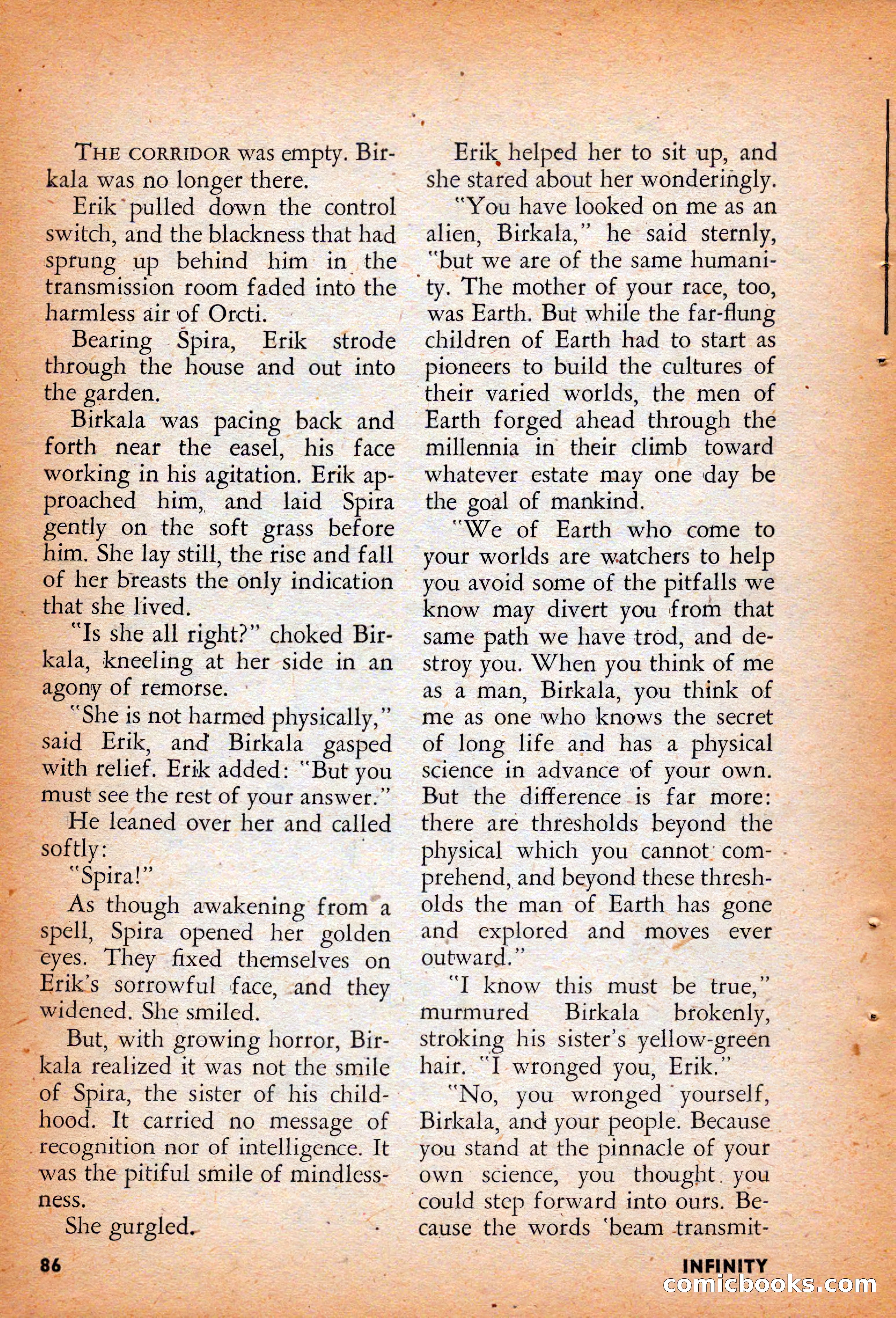 Infinity Science Fiction, August 1958 — page 86 of 132