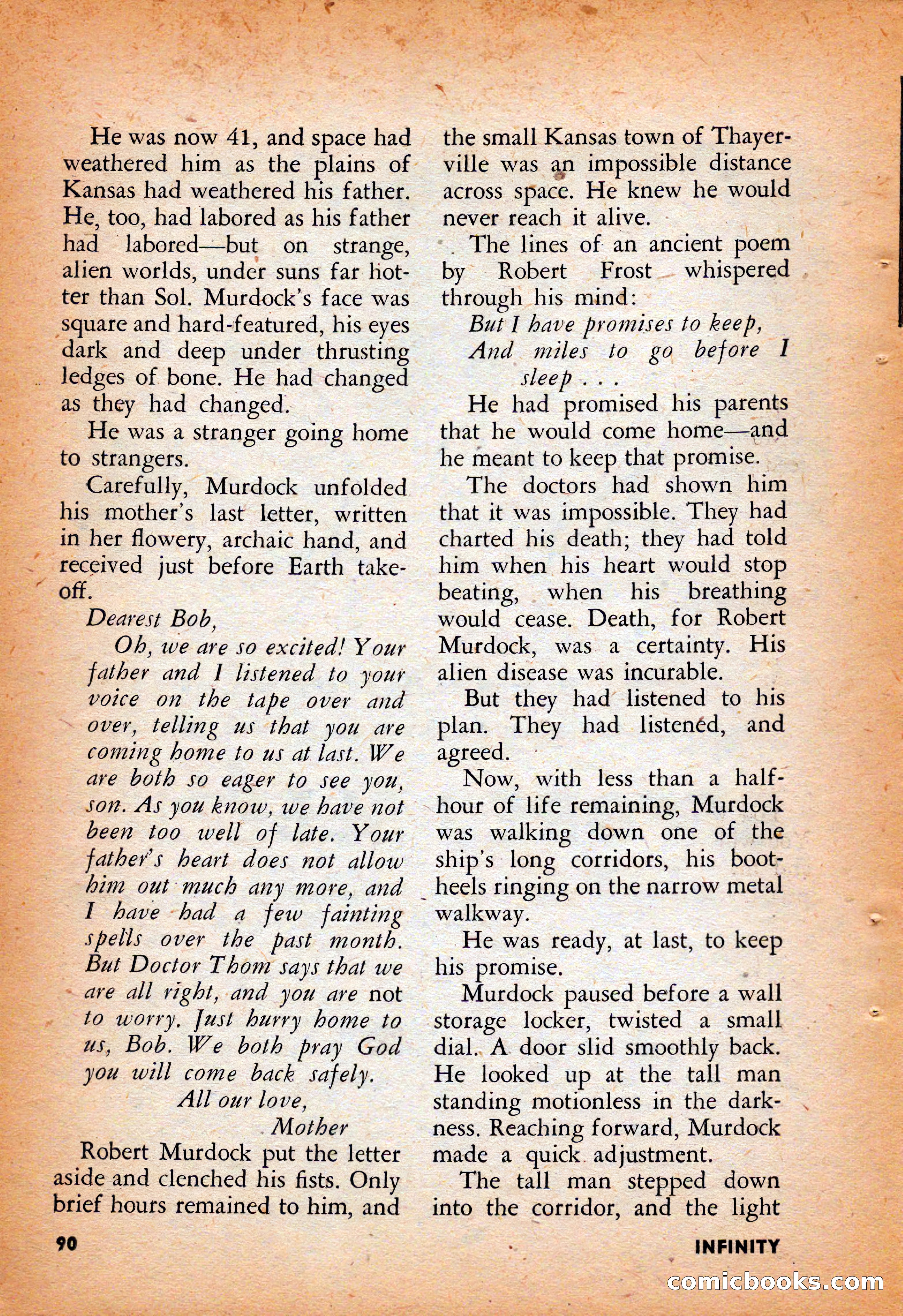 Infinity Science Fiction, August 1958 — page 90 of 132