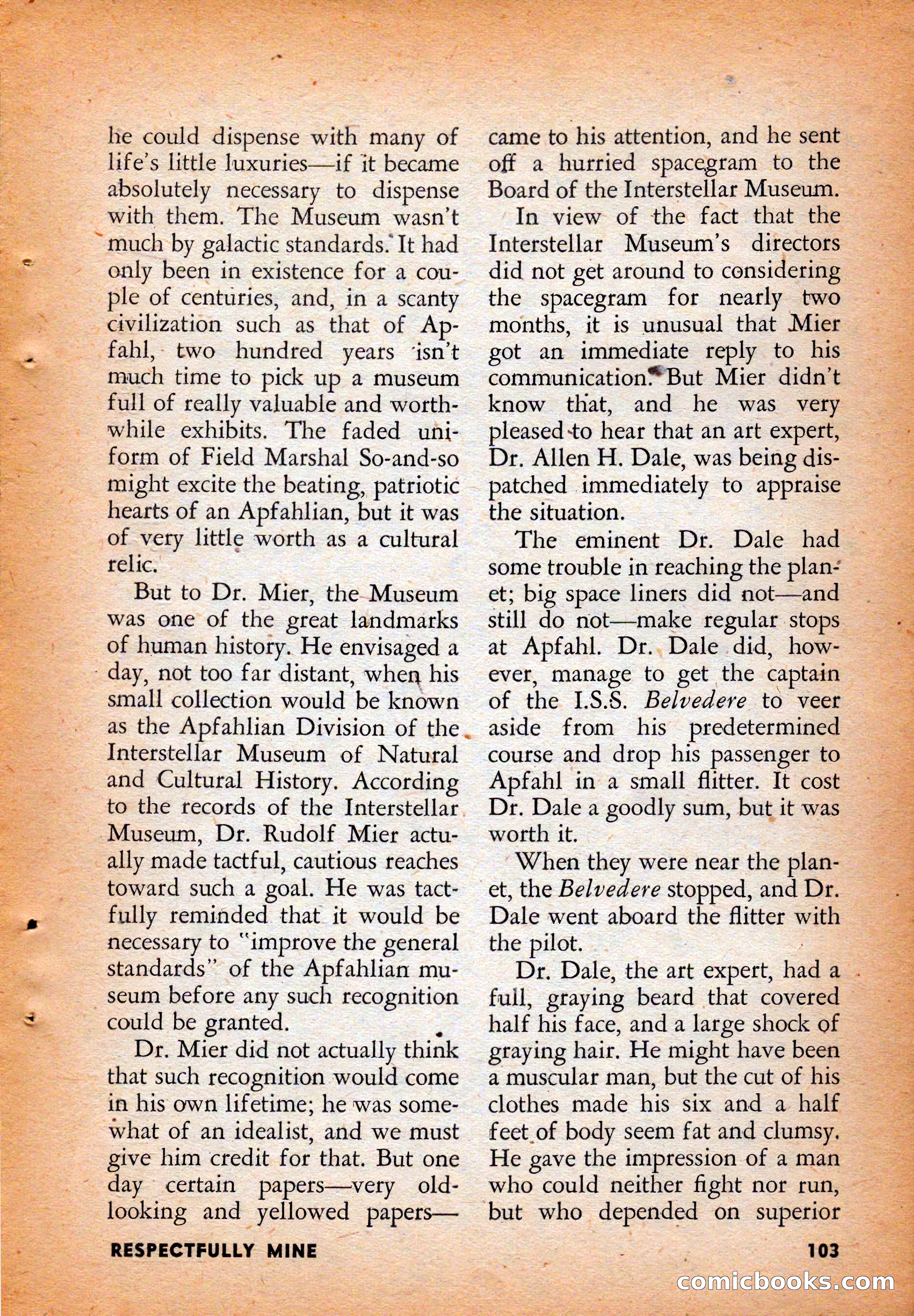 Infinity Science Fiction, August 1958 — page 103 of 132