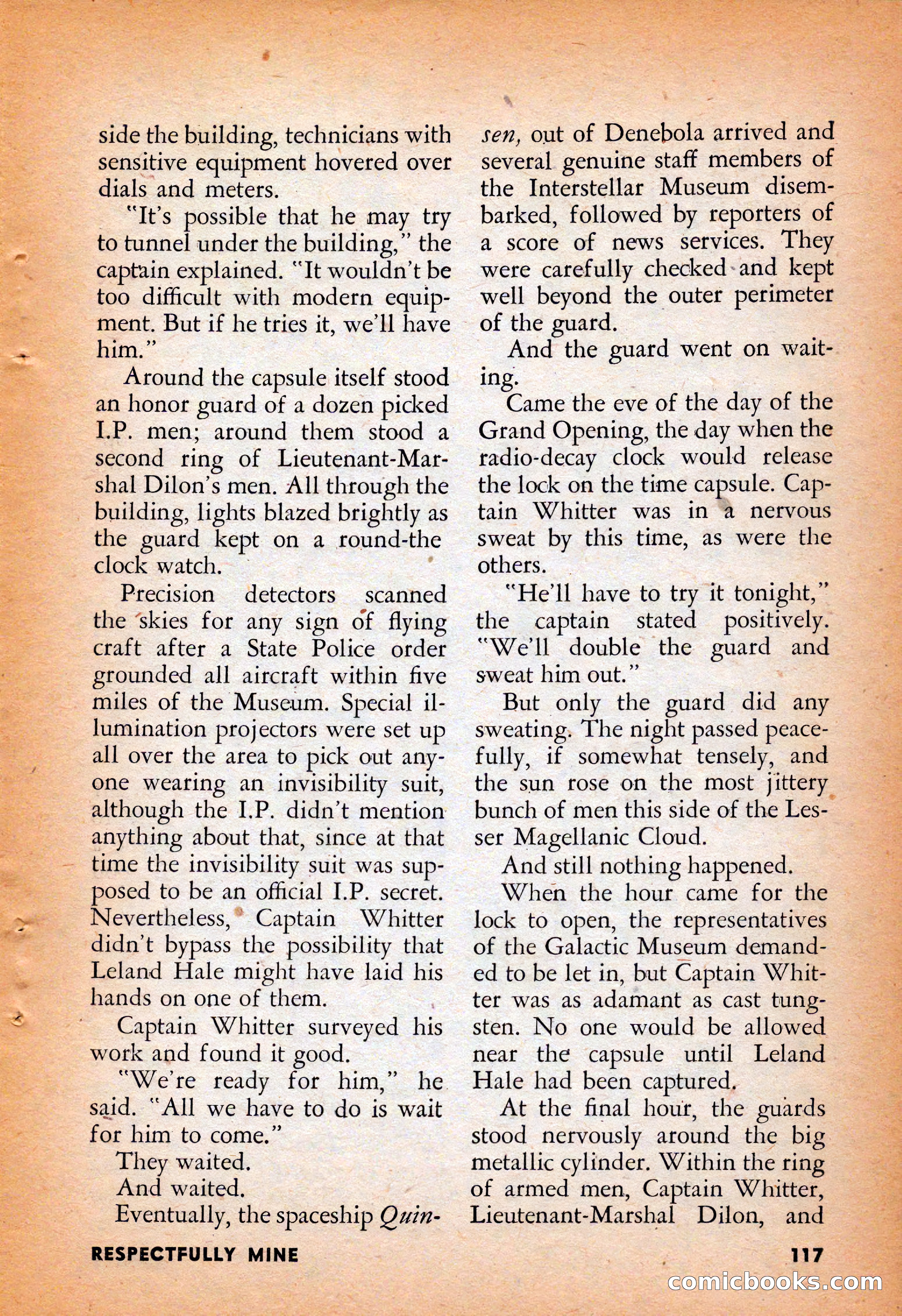 Infinity Science Fiction, August 1958 — page 117 of 132