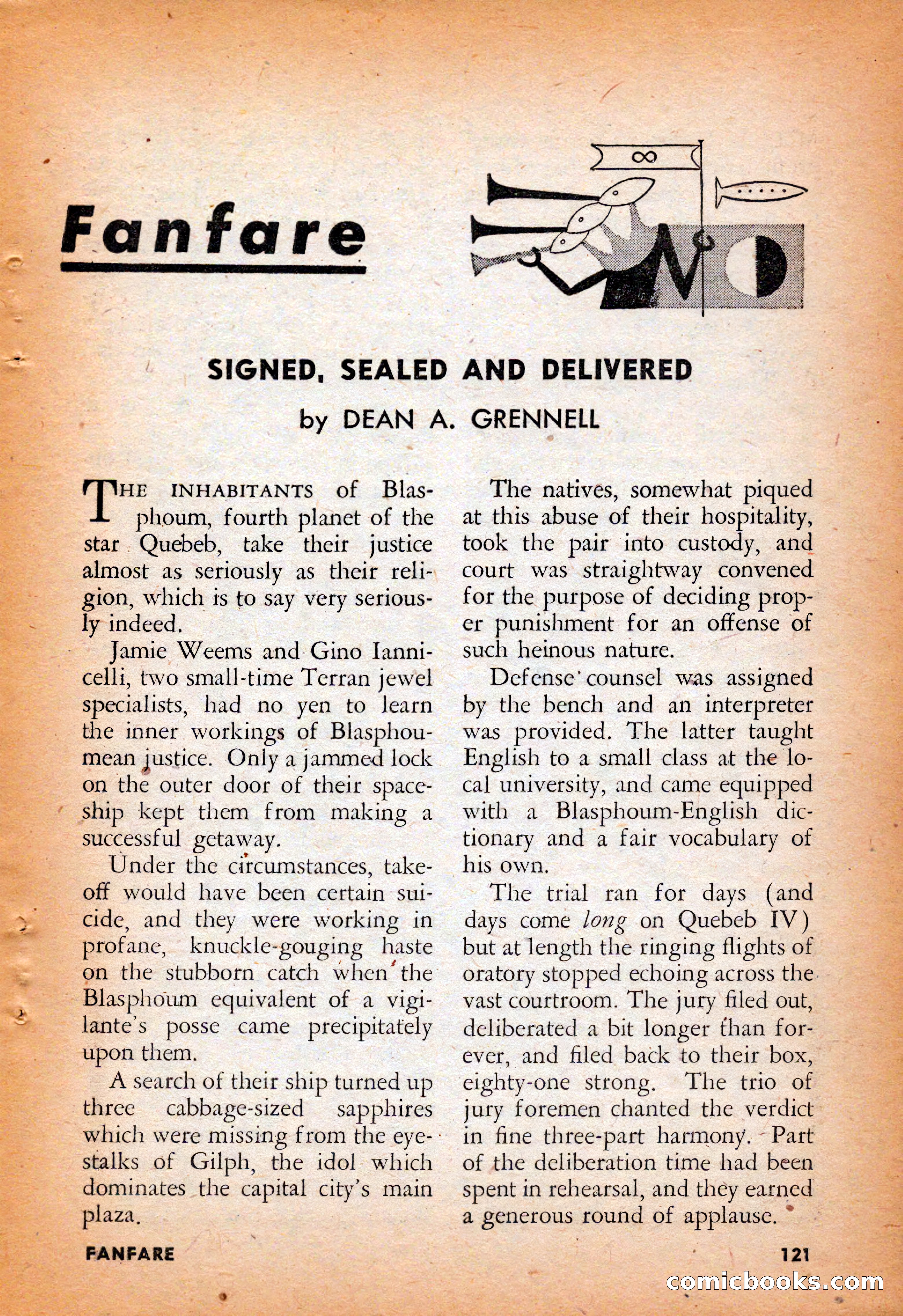 Infinity Science Fiction, August 1958 — page 121 of 132