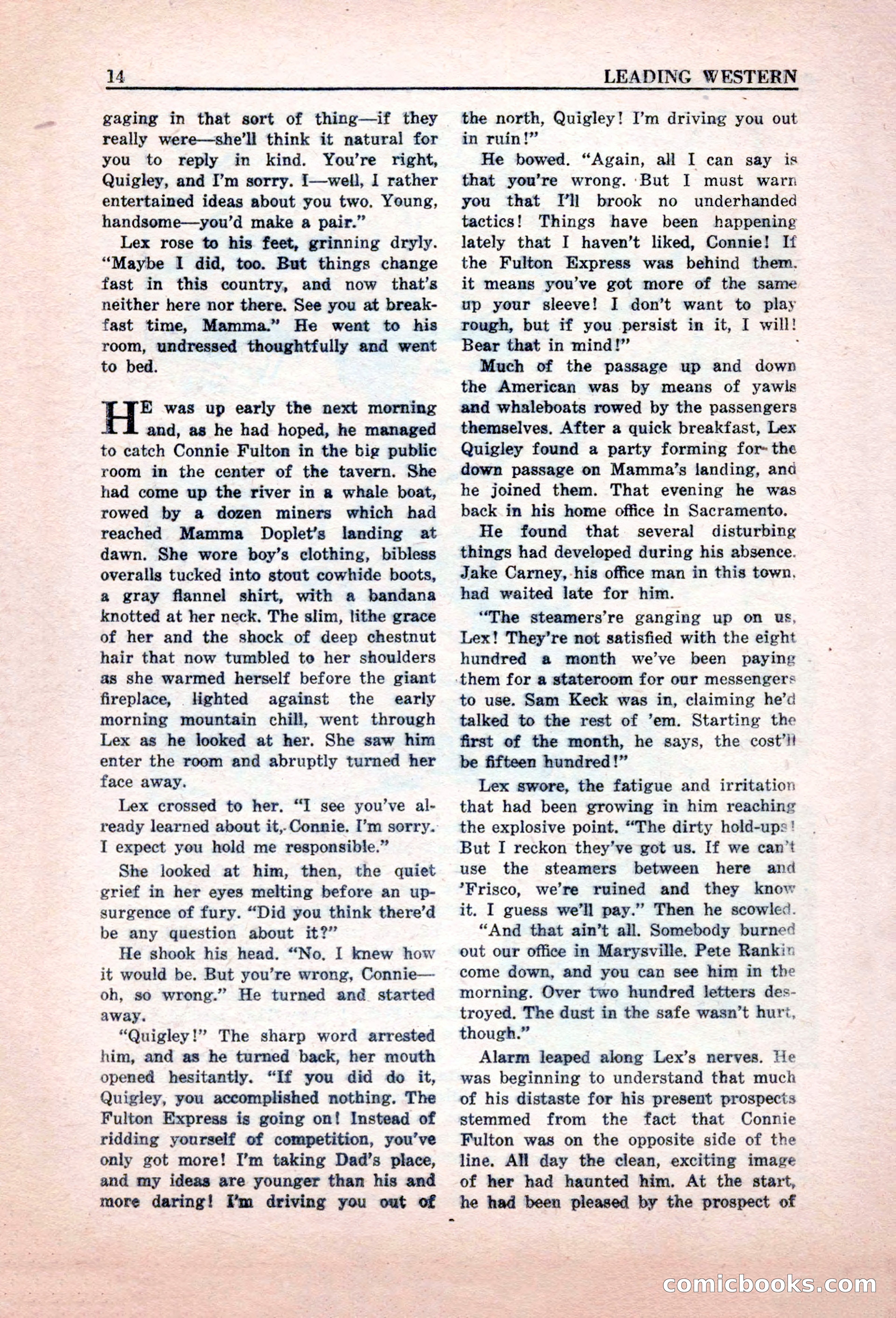 Leading Western, March 1946 — page 16 of 100