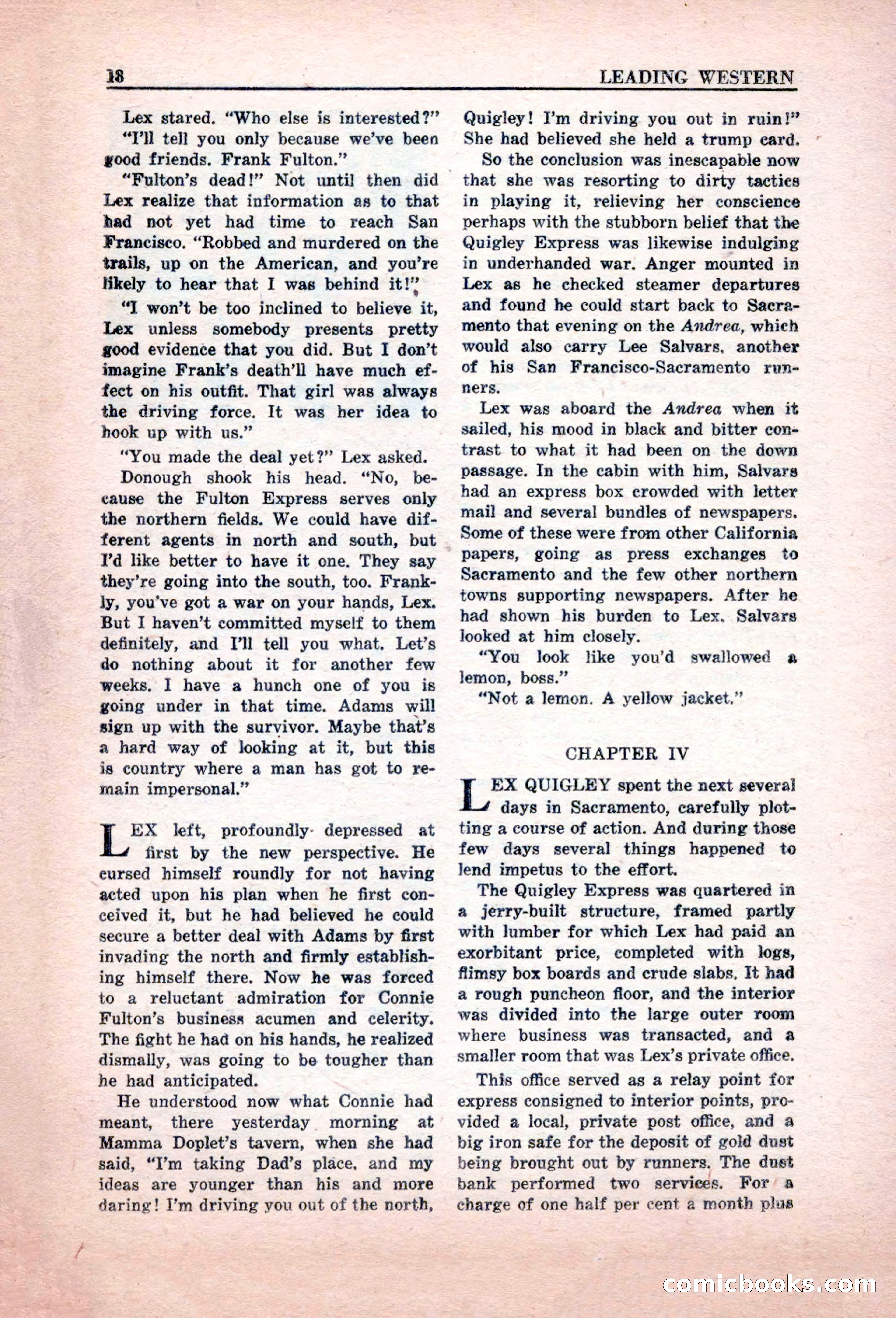 Leading Western, March 1946 — page 20 of 100