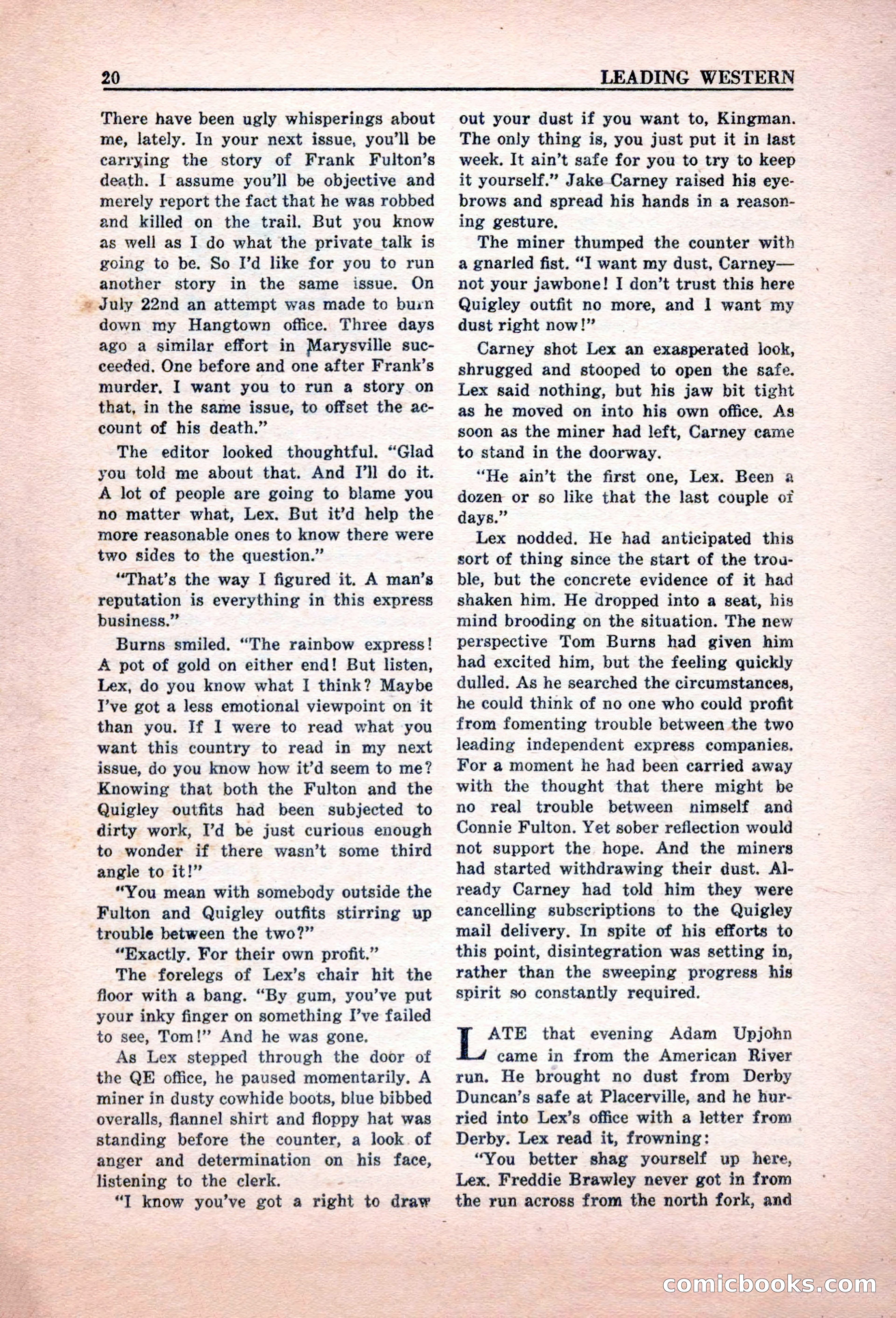 Leading Western, March 1946 — page 22 of 100