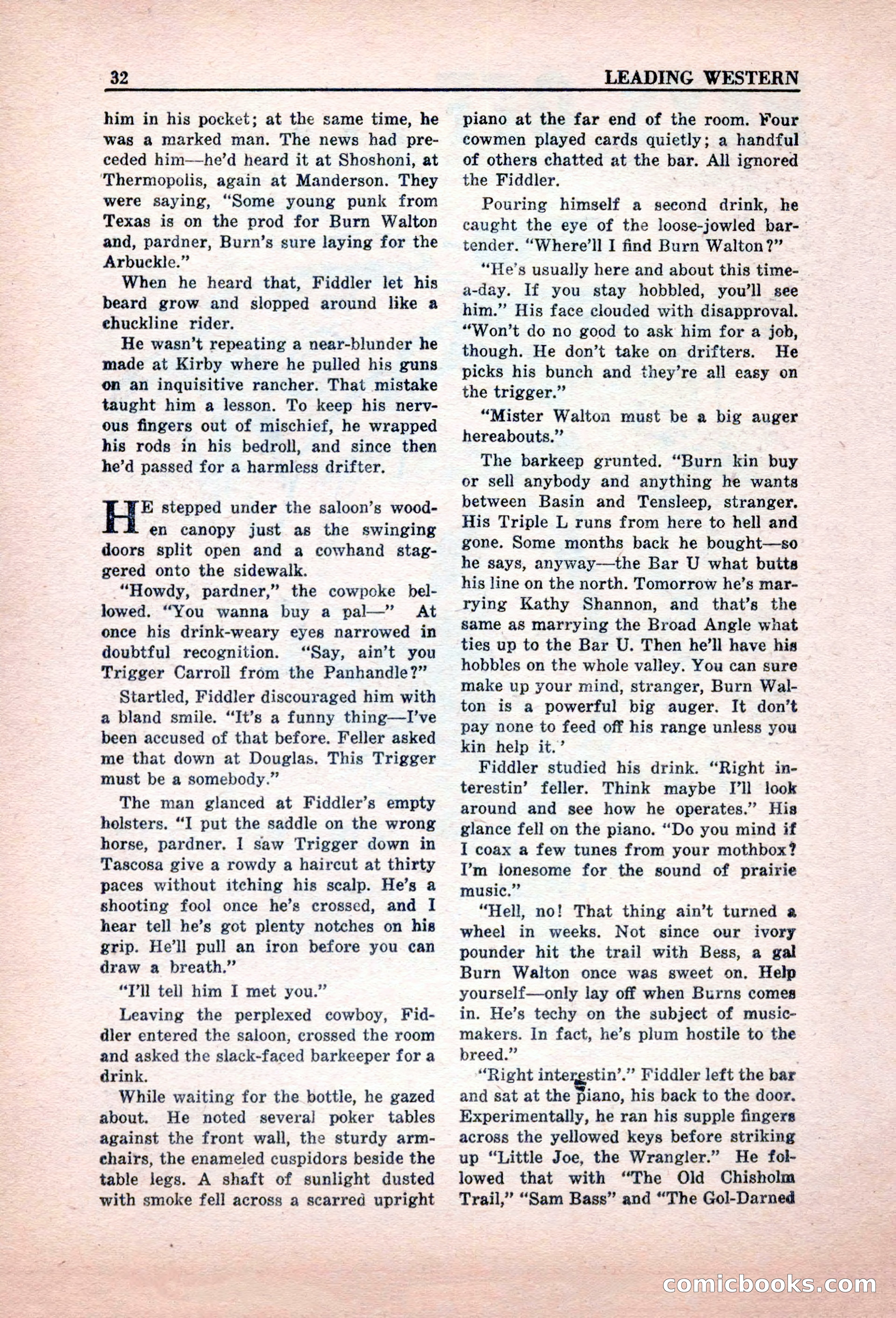 Leading Western, March 1946 — page 34 of 100