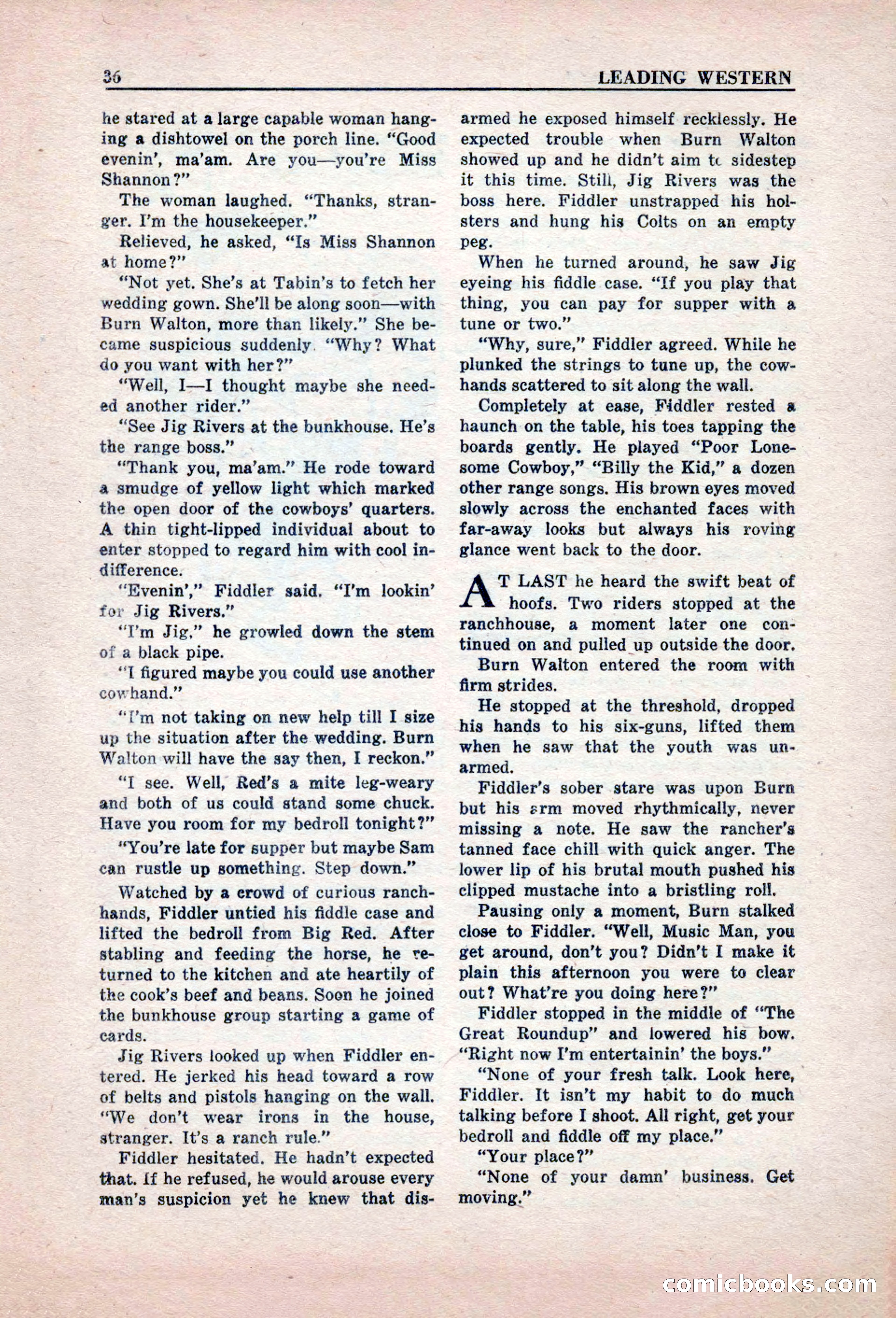Leading Western, March 1946 — page 38 of 100