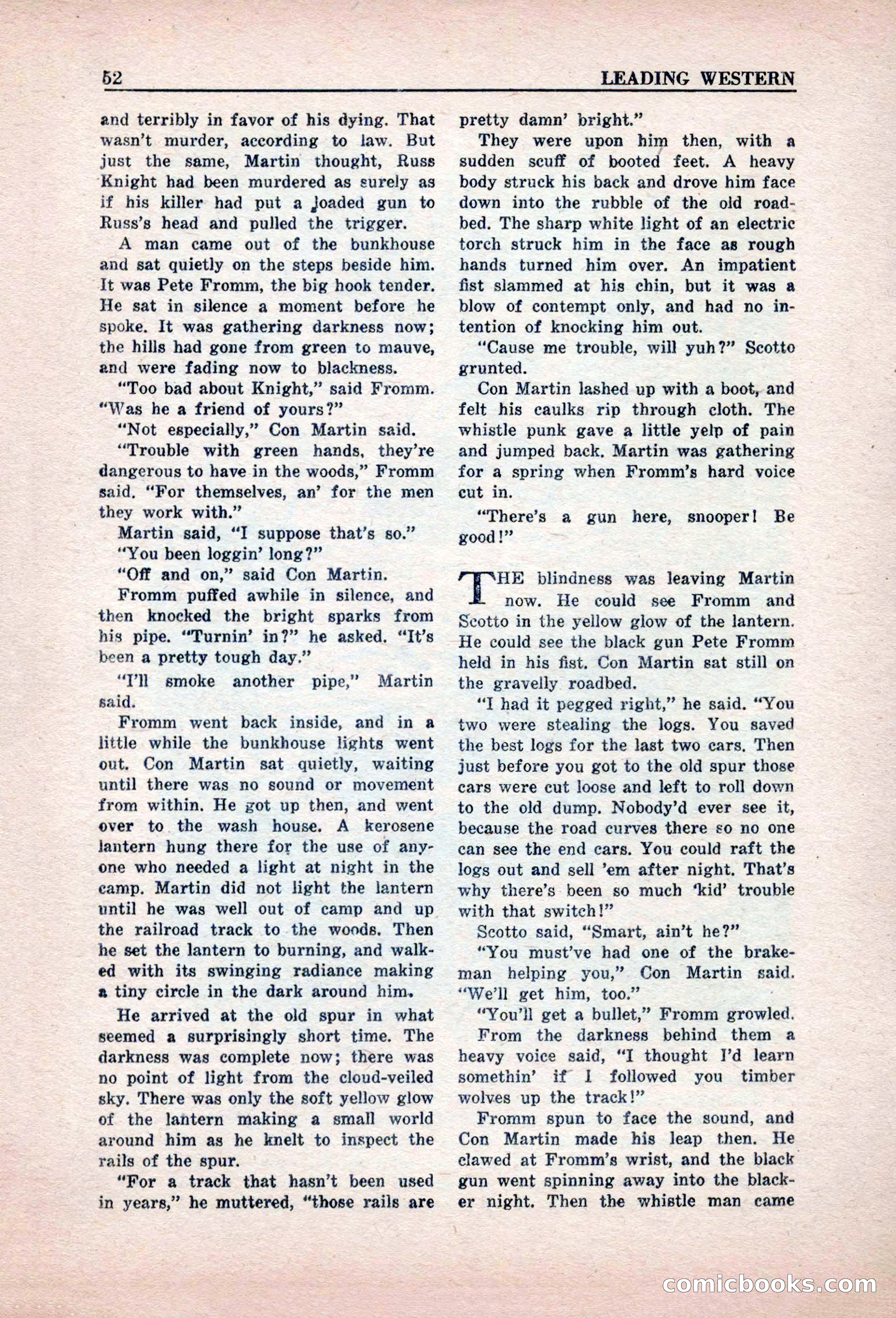 Leading Western, March 1946 — page 54 of 100