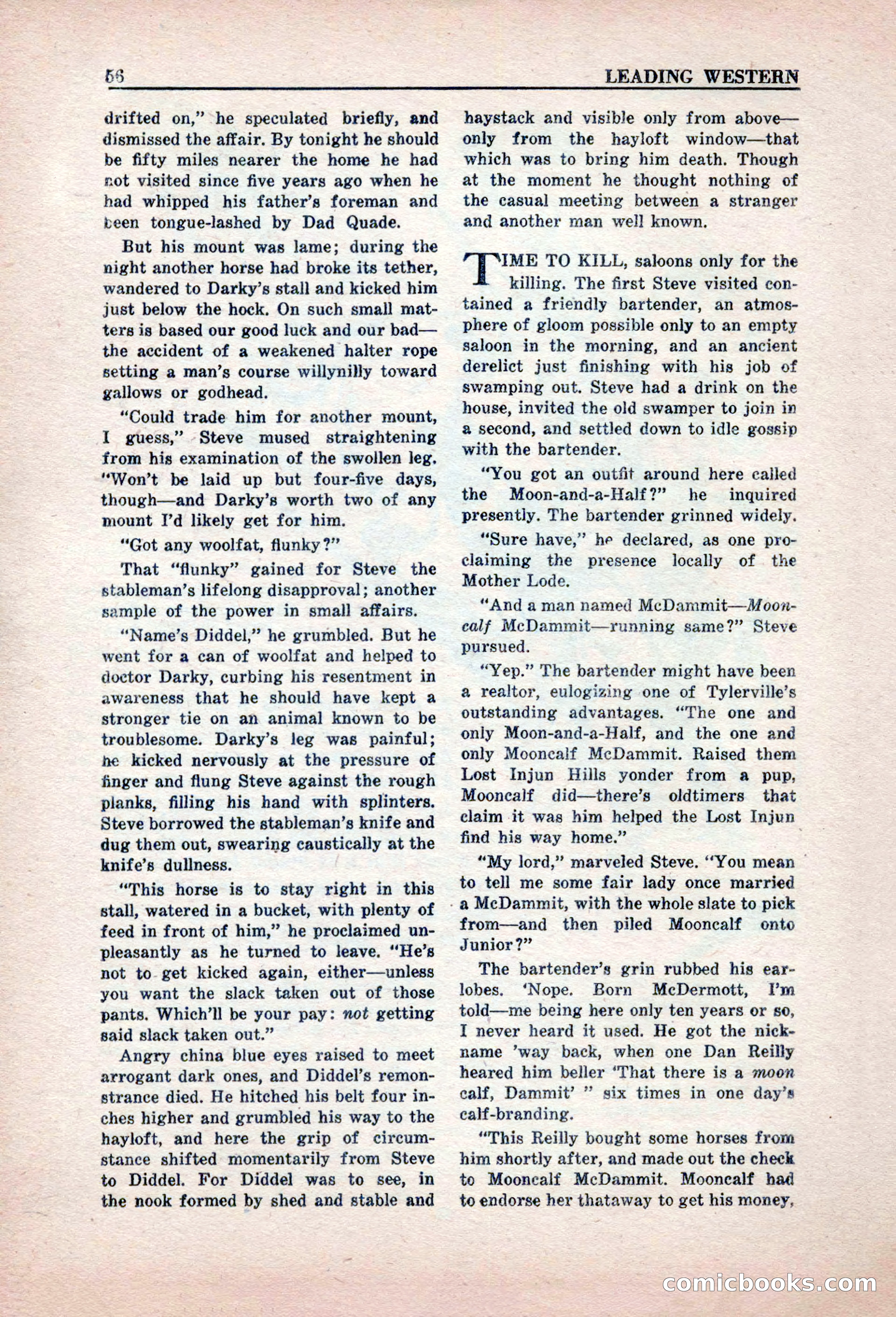 Leading Western, March 1946 — page 58 of 100