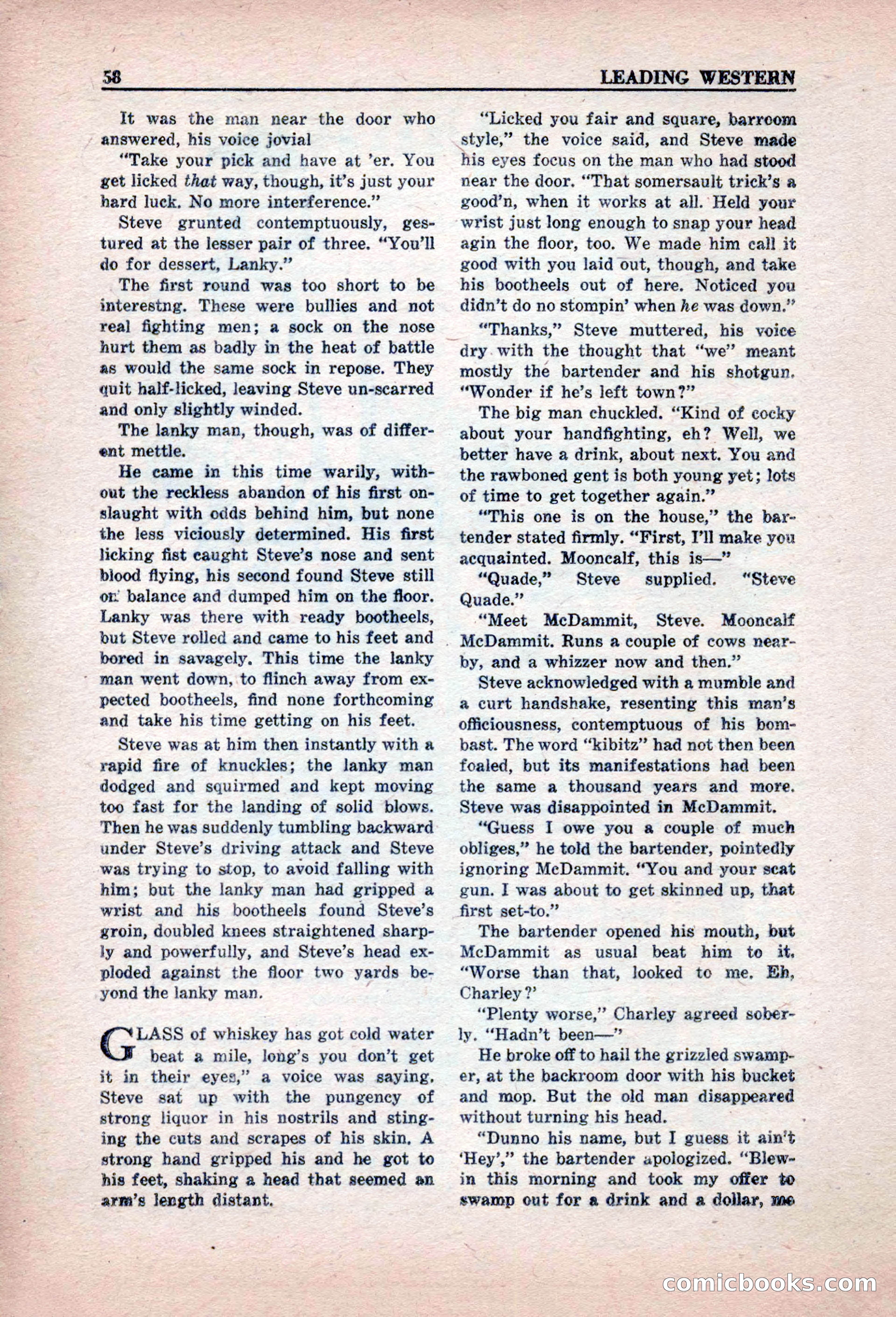 Leading Western, March 1946 — page 60 of 100