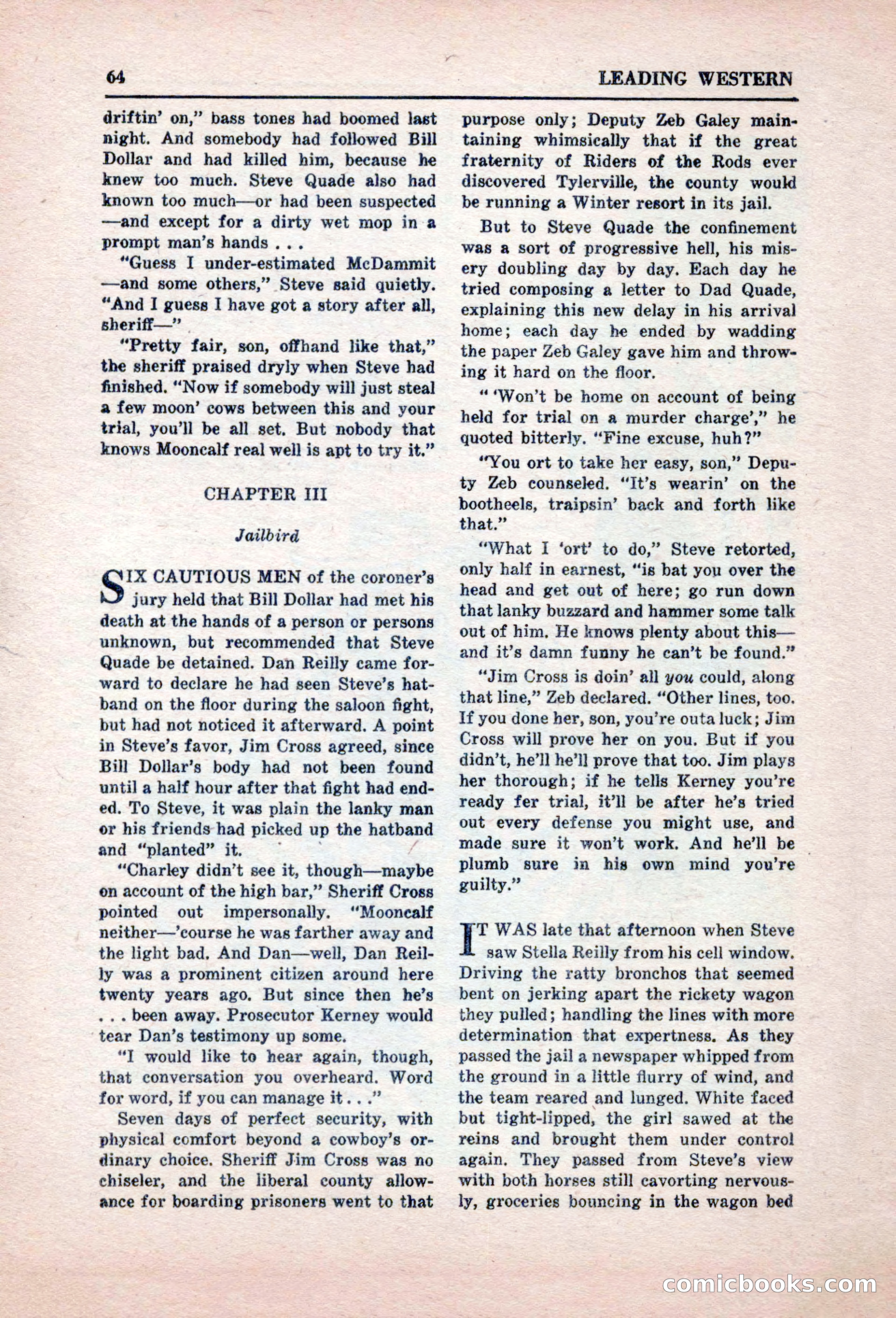 Leading Western, March 1946 — page 66 of 100