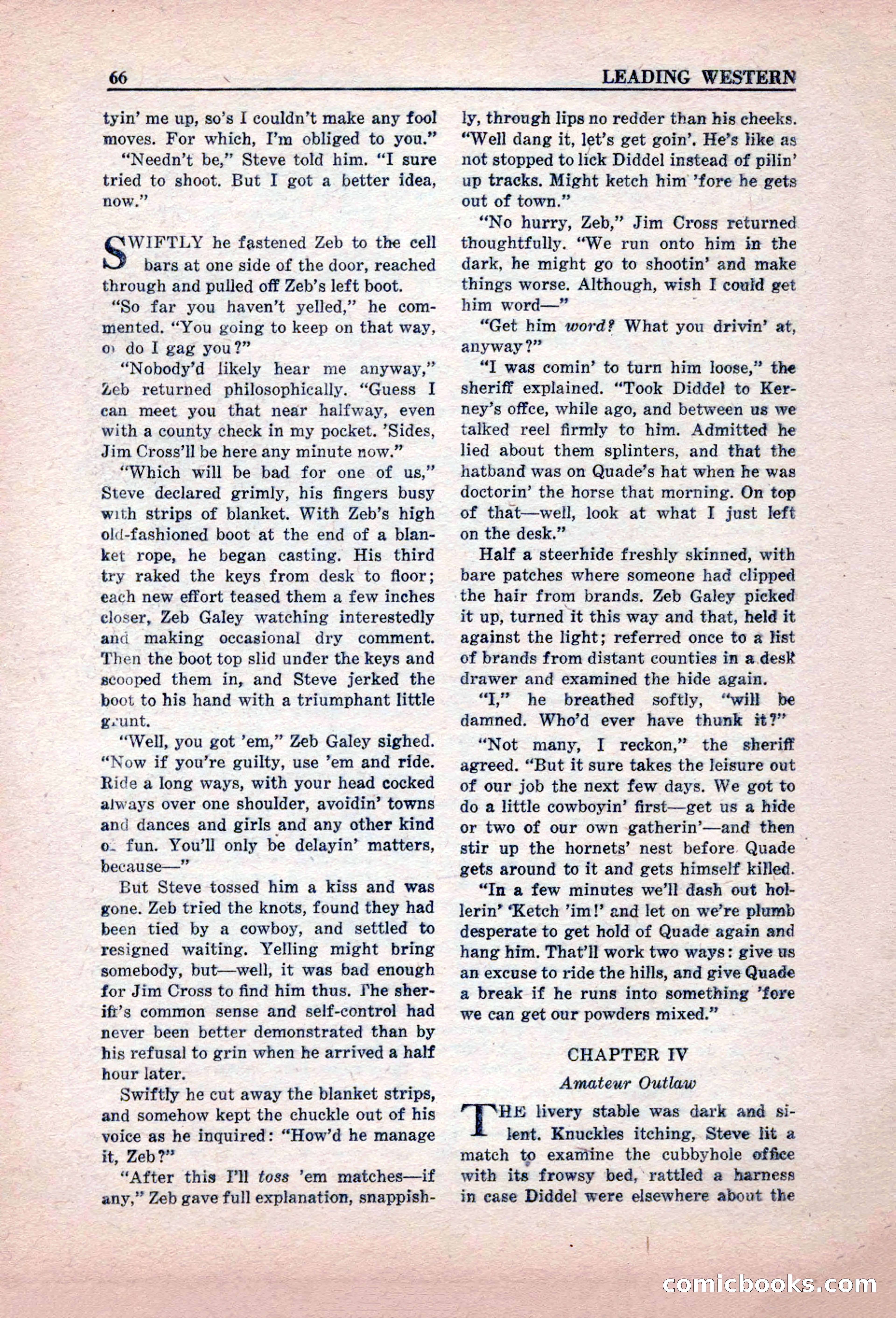 Leading Western, March 1946 — page 68 of 100
