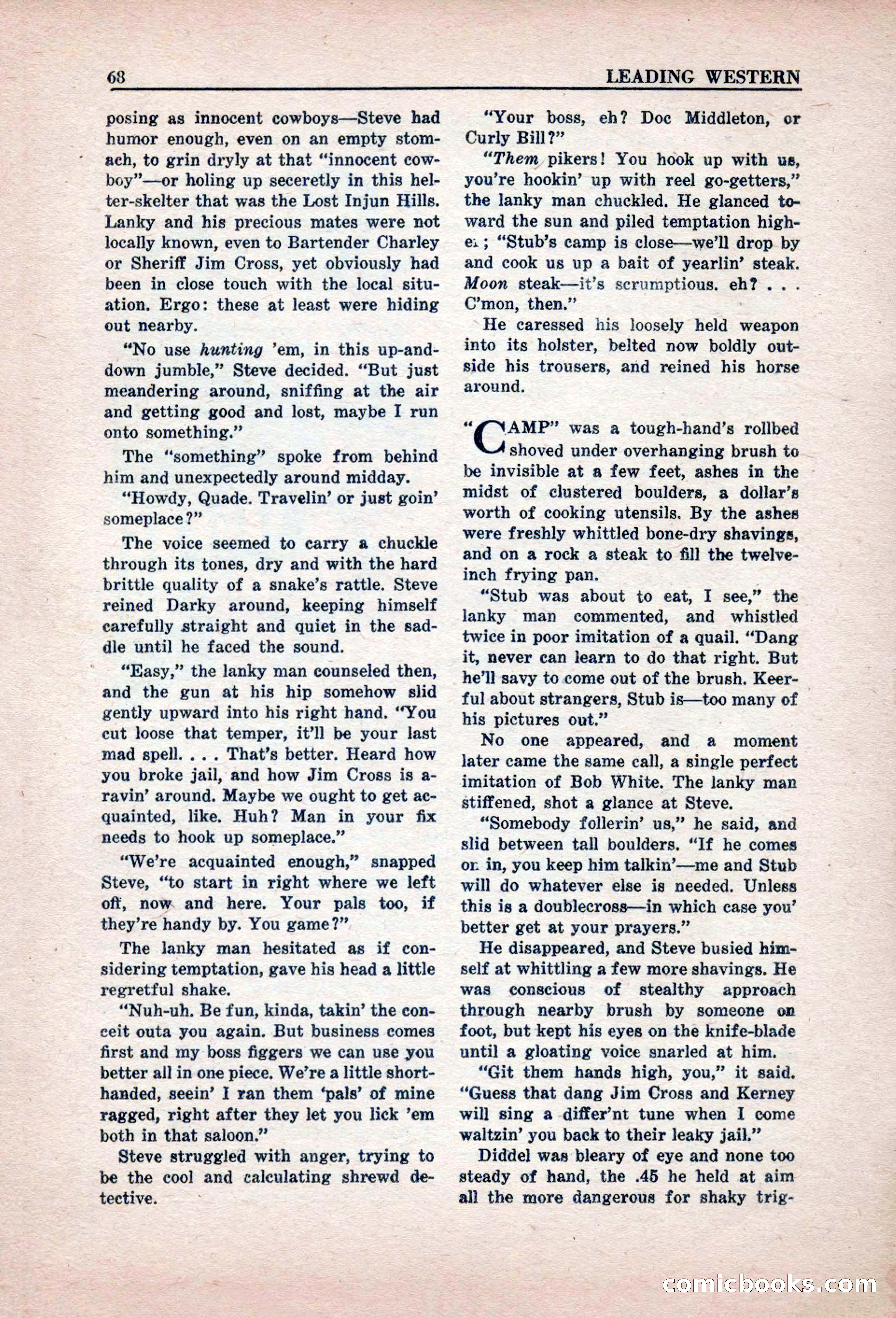 Leading Western, March 1946 — page 70 of 100
