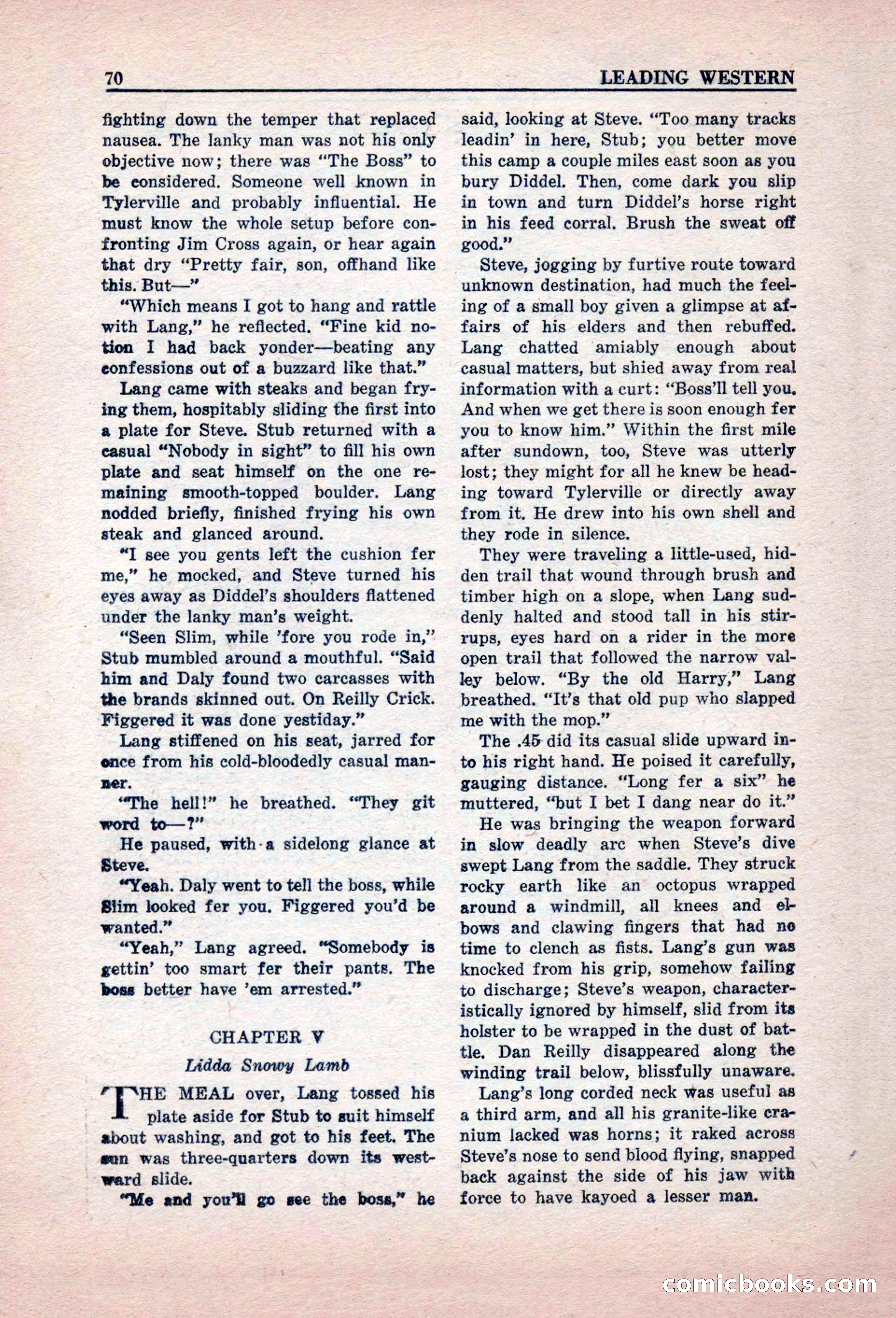Leading Western, March 1946 — page 72 of 100