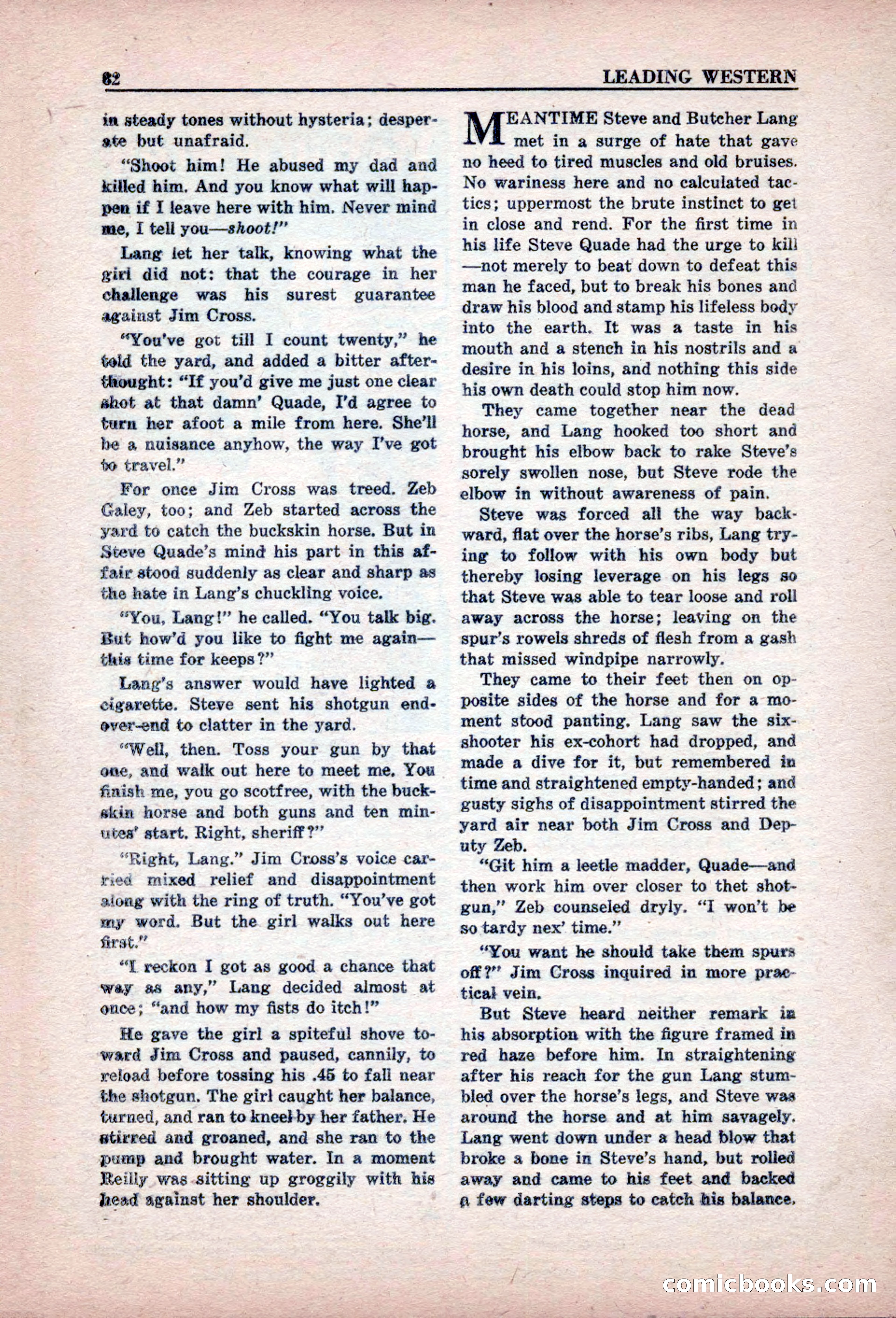 Leading Western, March 1946 — page 84 of 100