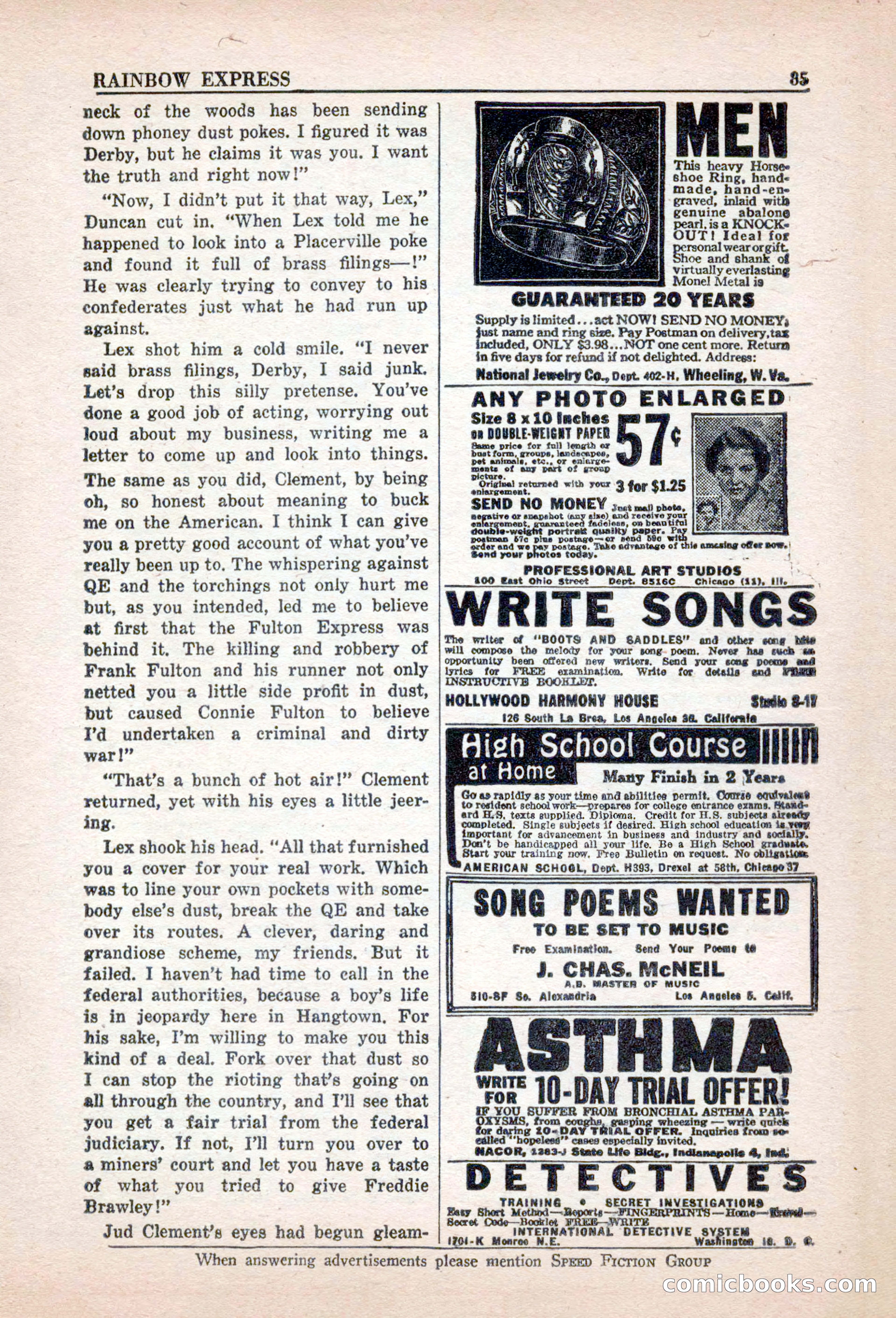 Leading Western, March 1946 — page 87 of 100