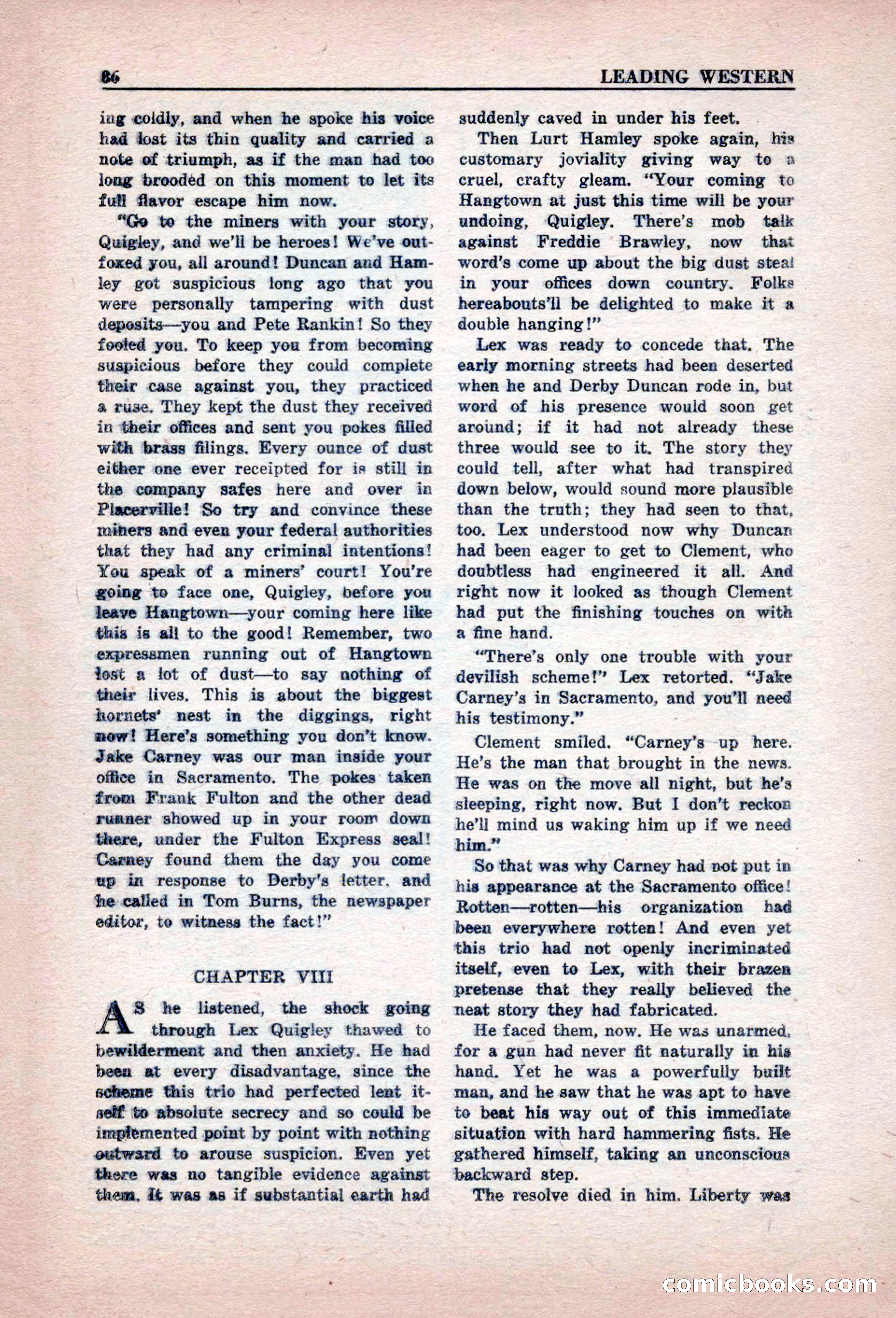 Leading Western, March 1946 — page 88 of 100