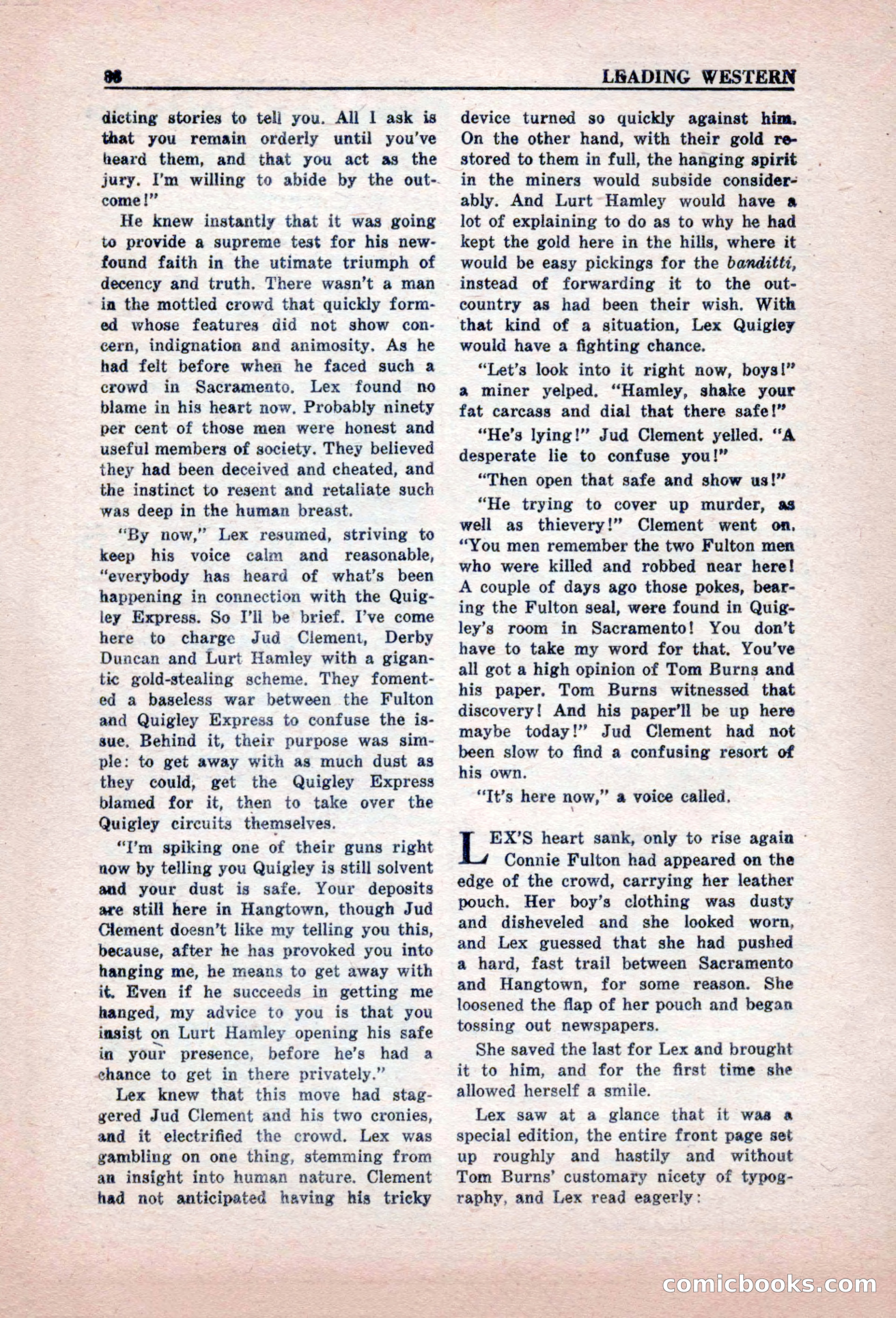 Leading Western, March 1946 — page 90 of 100