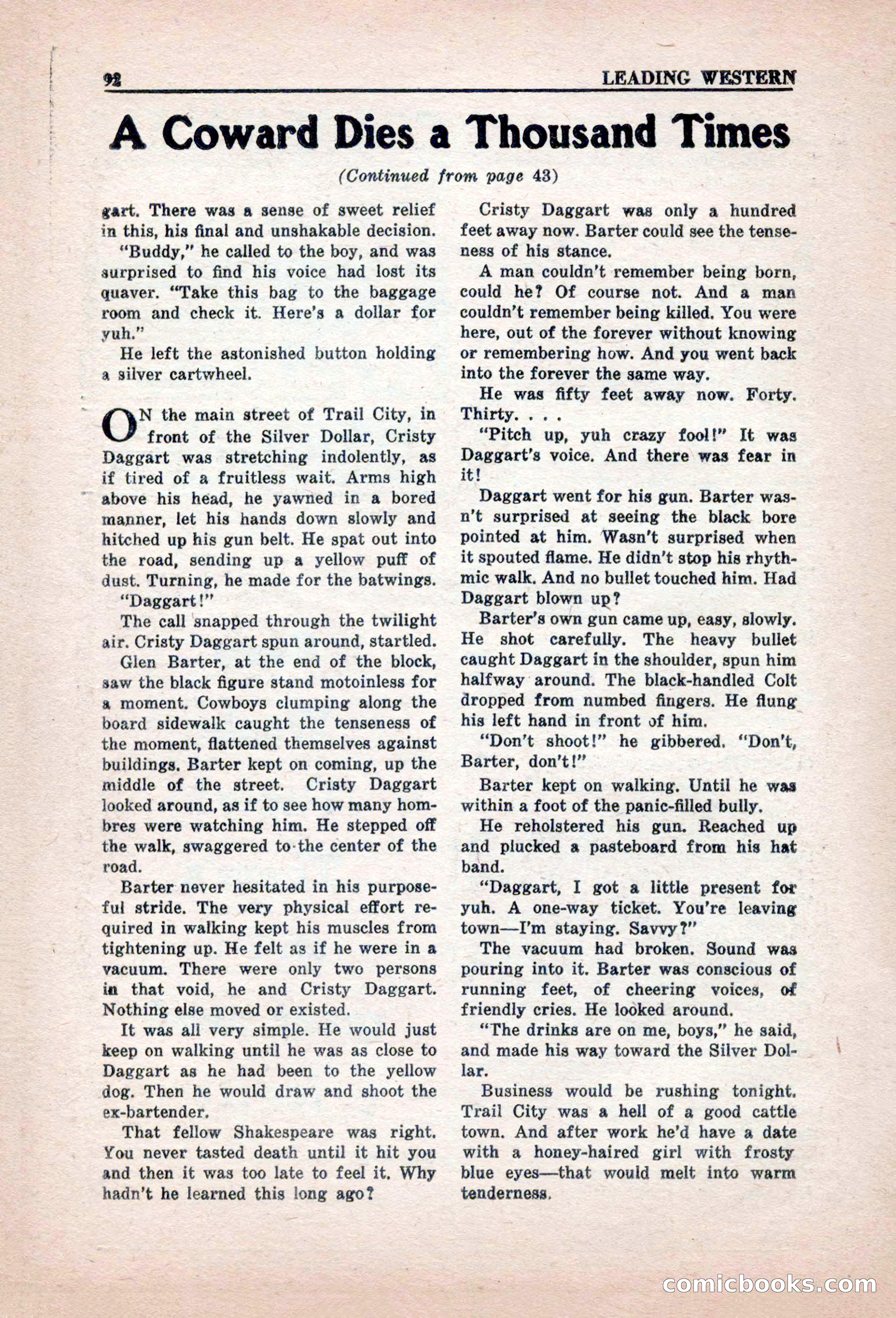 Leading Western, March 1946 — page 94 of 100