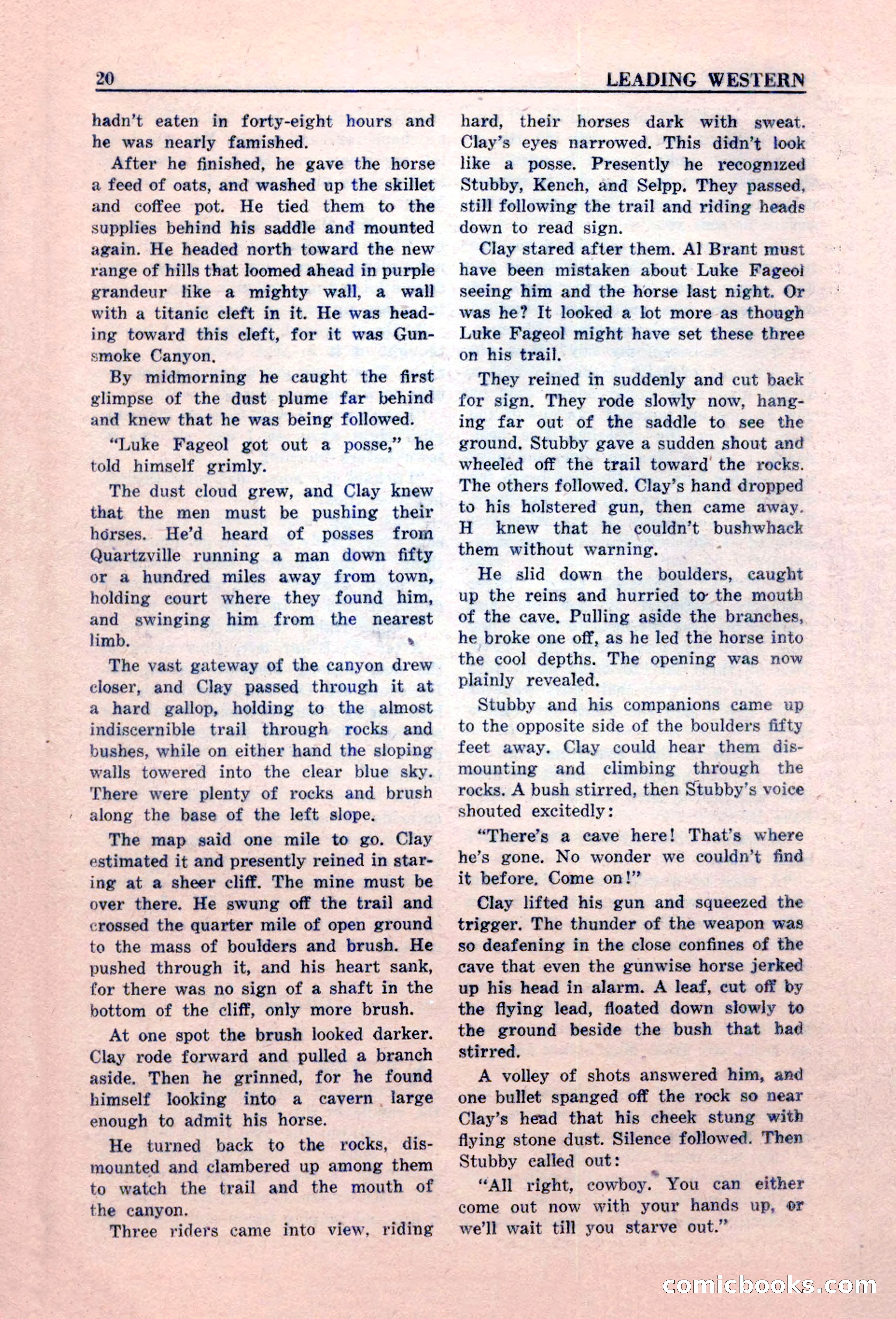 Leading Western, Vol. 3, No. 3 — page 20 of 132