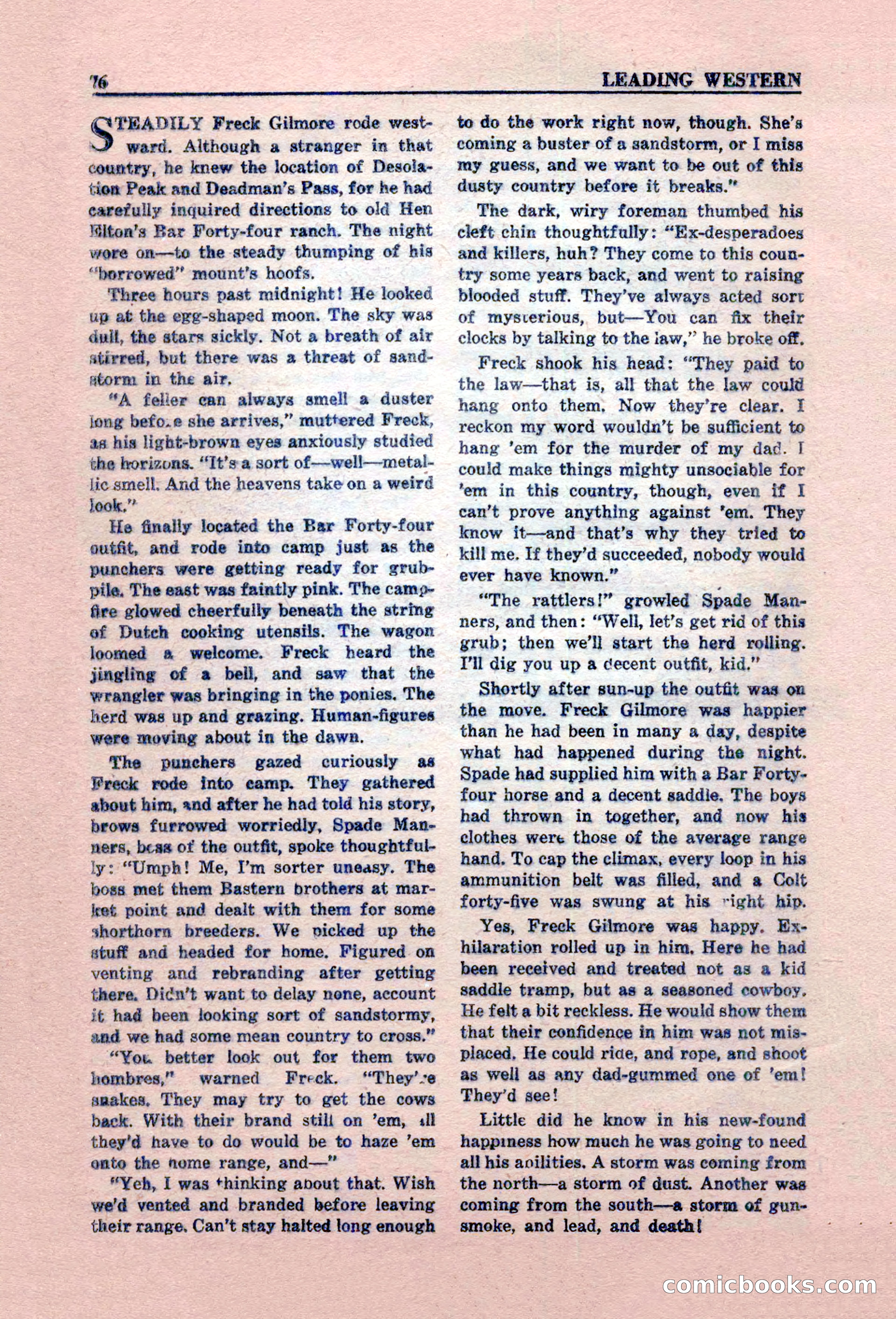 Leading Western, Vol. 3, No. 3 — page 76 of 132
